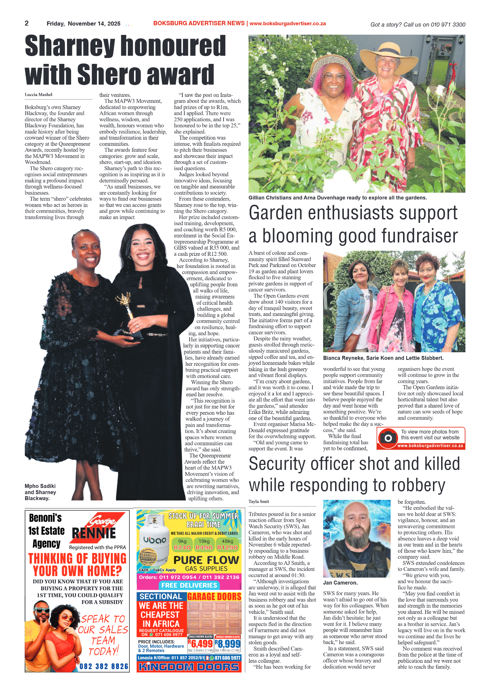 Boksburg Advertiser 14 November 2025 page 4