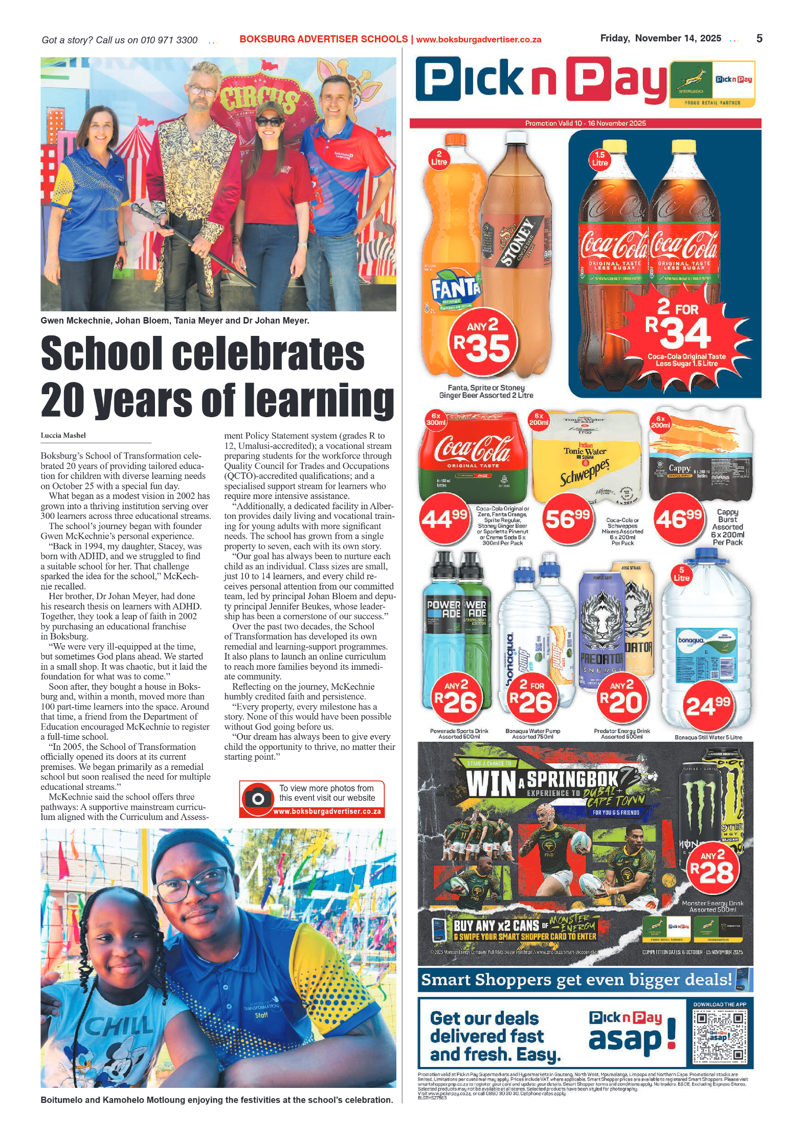 Boksburg Advertiser 14 November 2025 page 7