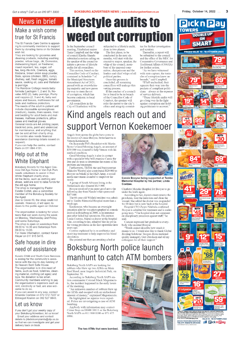Boksburg Advertiser 14 October 2022 page 3
