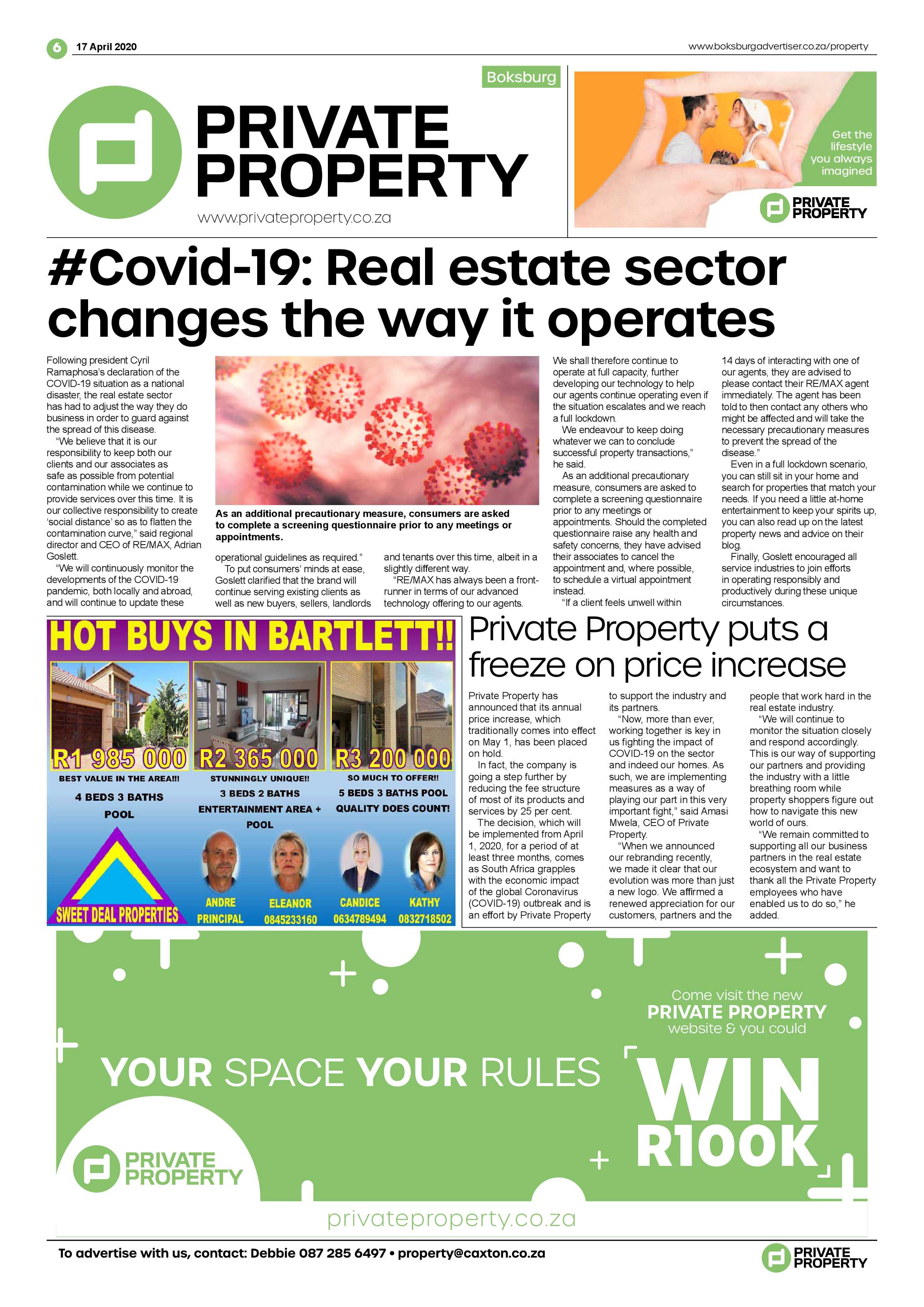 Boksburg Advertiser 15 April 2020 page 6