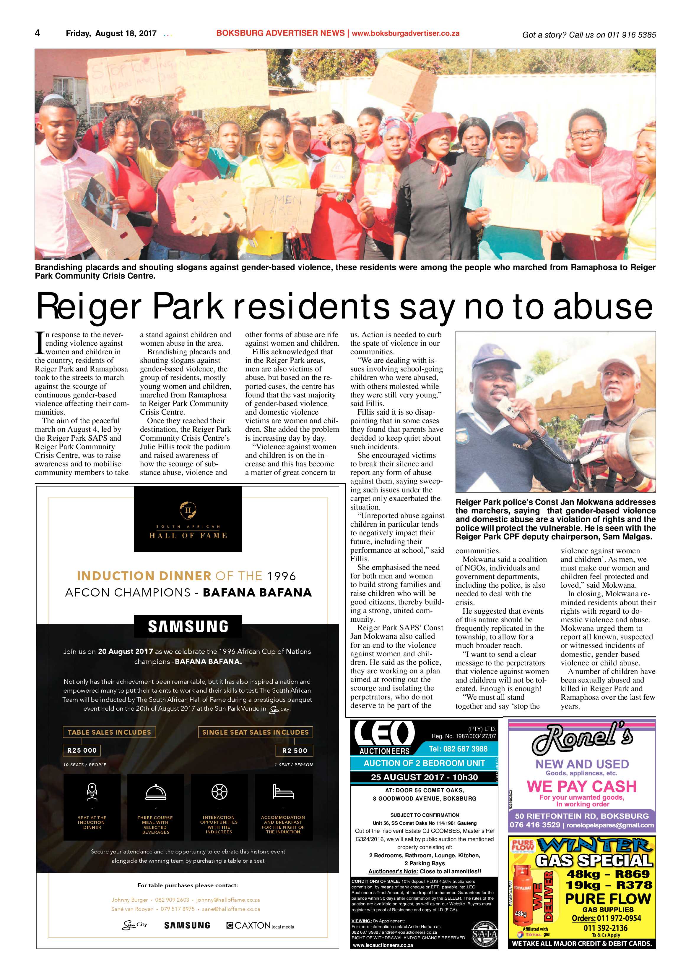 Boksburg Advertiser 15 August 2017 page 4