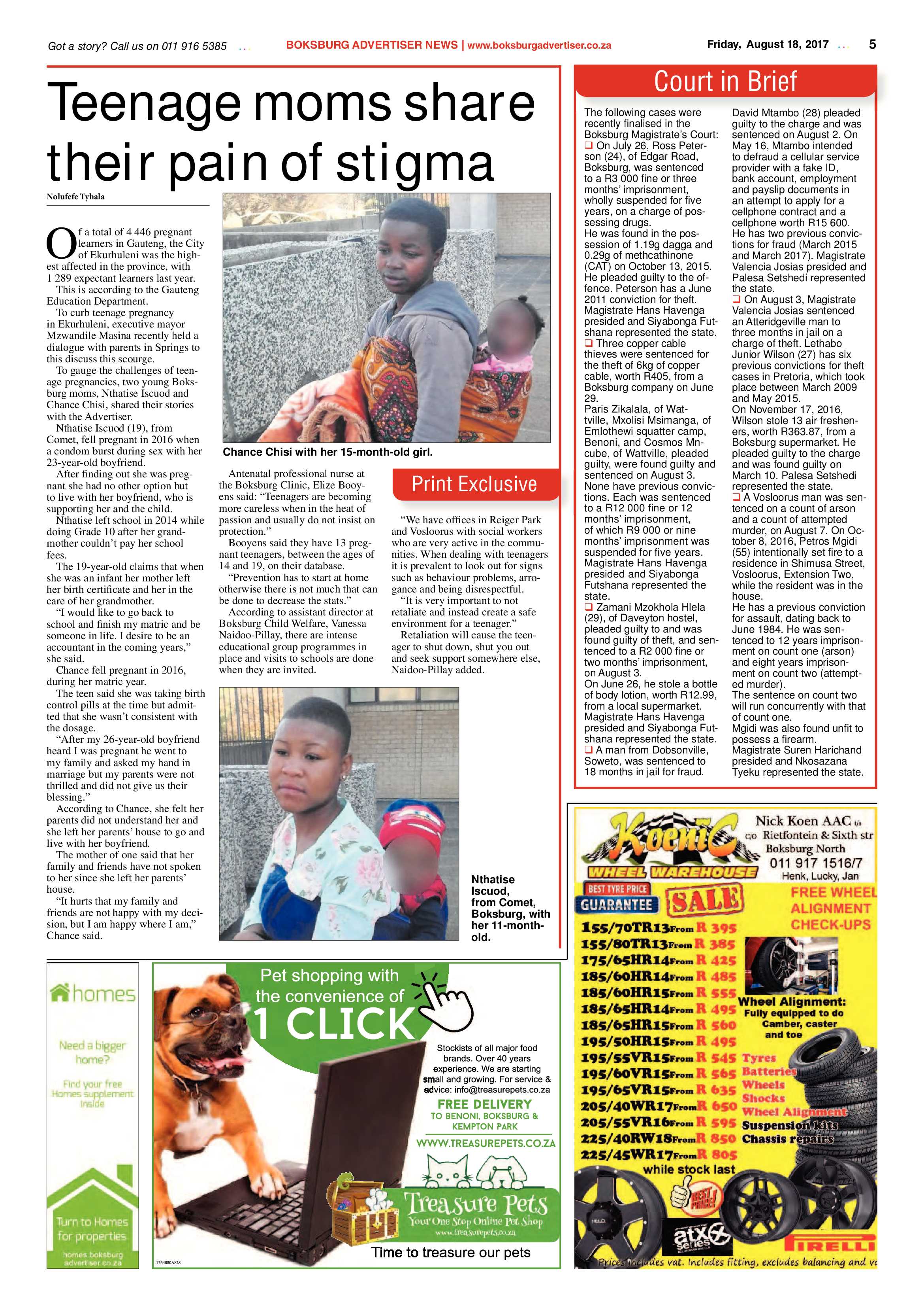 Boksburg Advertiser 15 August 2017 page 5