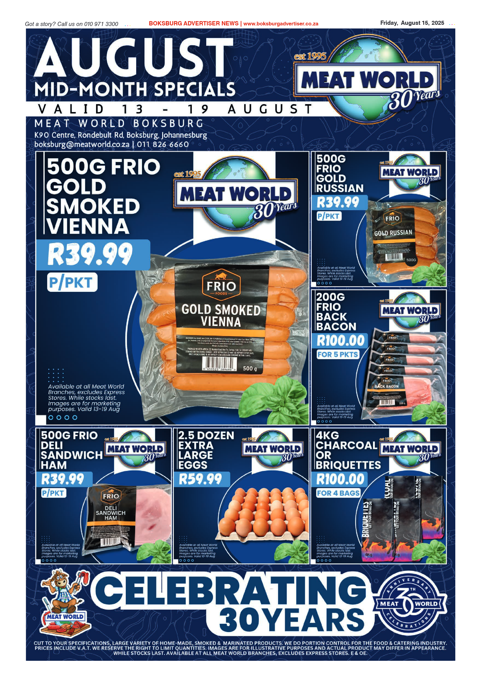 Boksburg Advertiser 15 August 2025 page 11