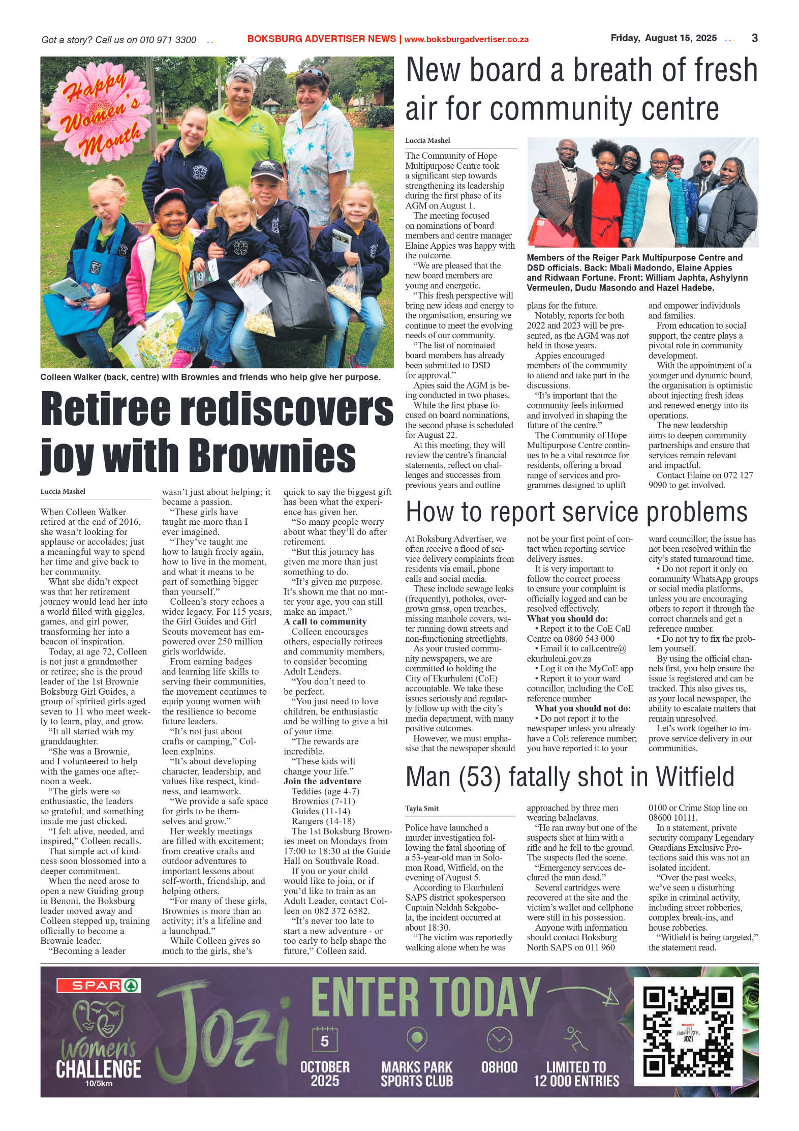Boksburg Advertiser 15 August 2025 page 5