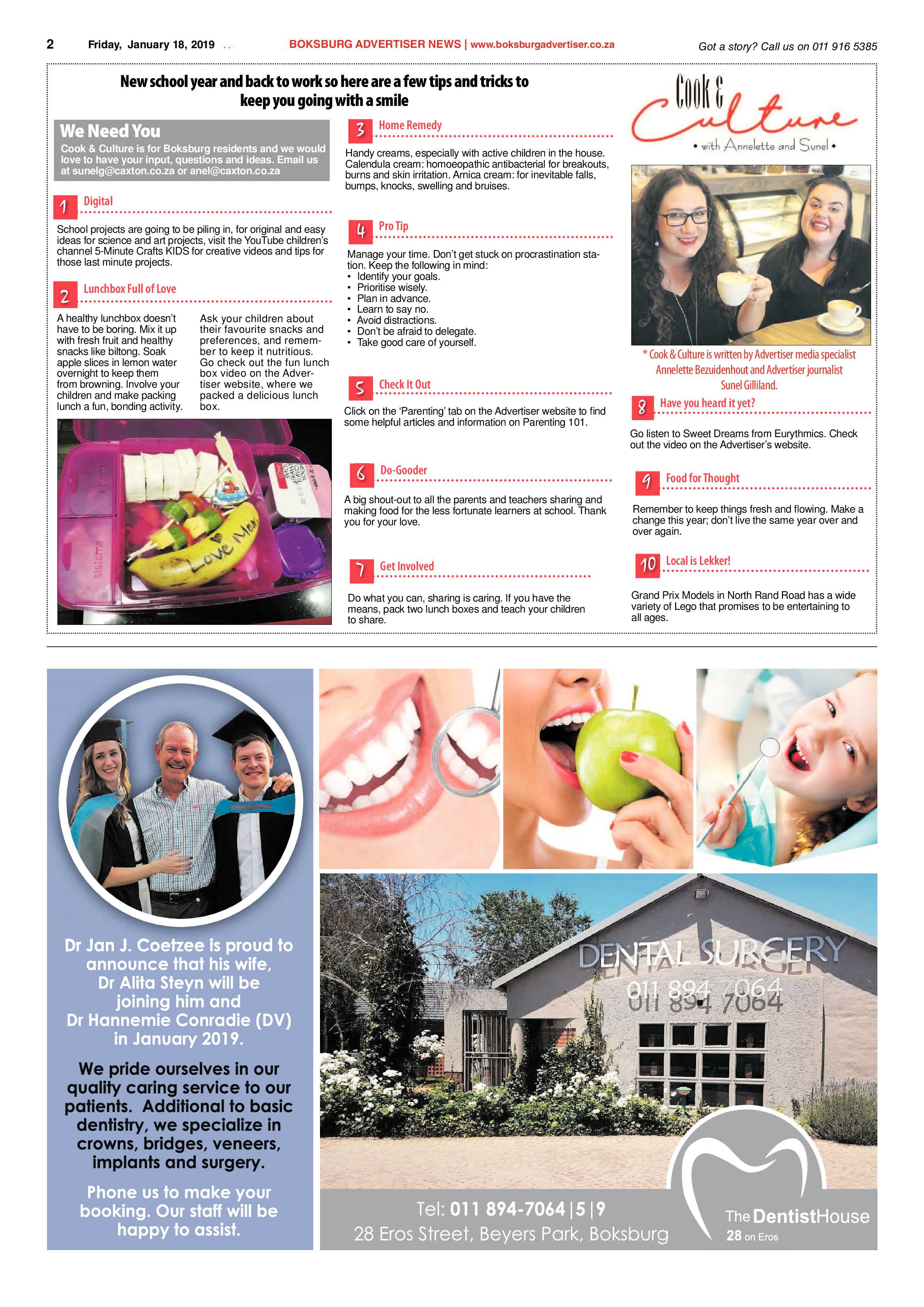 Boksburg Advertiser 15 January 2019 page 2