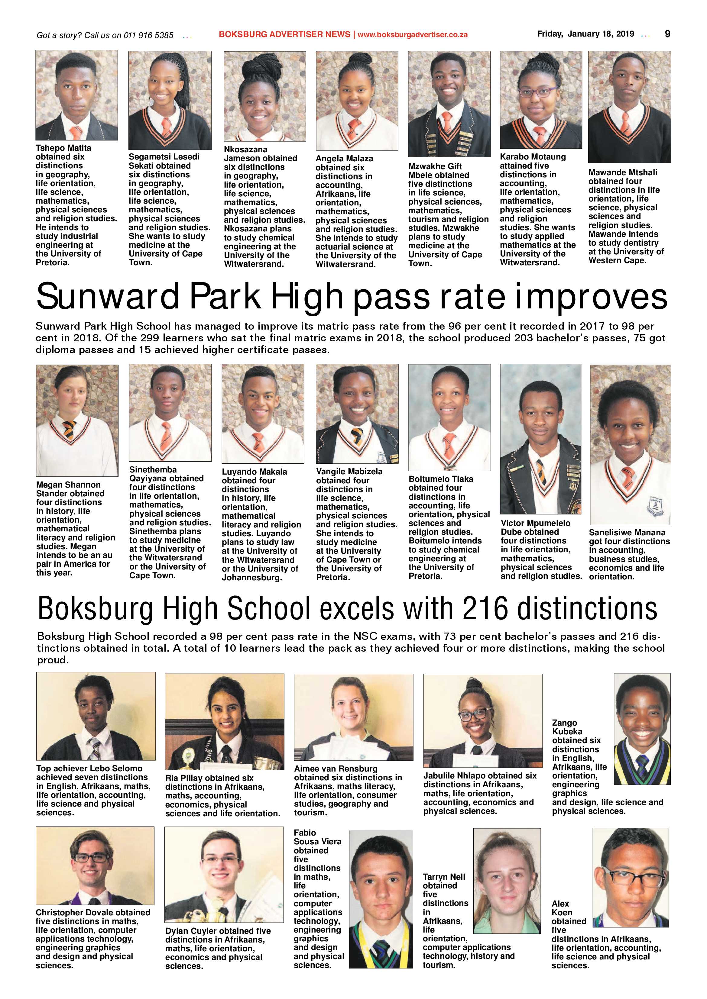 Boksburg Advertiser 15 January 2019 page 9