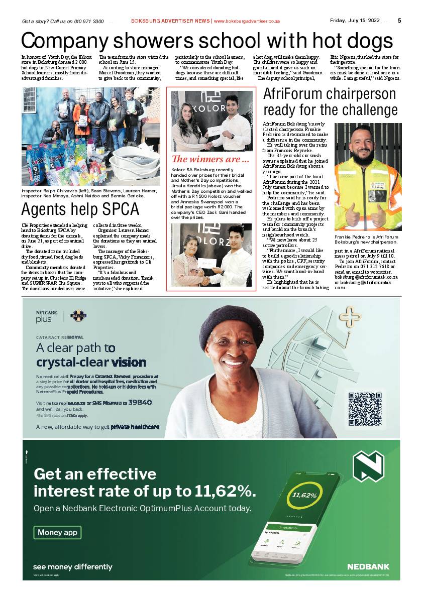 Boksburg Advertiser 15 July 2022 page 5