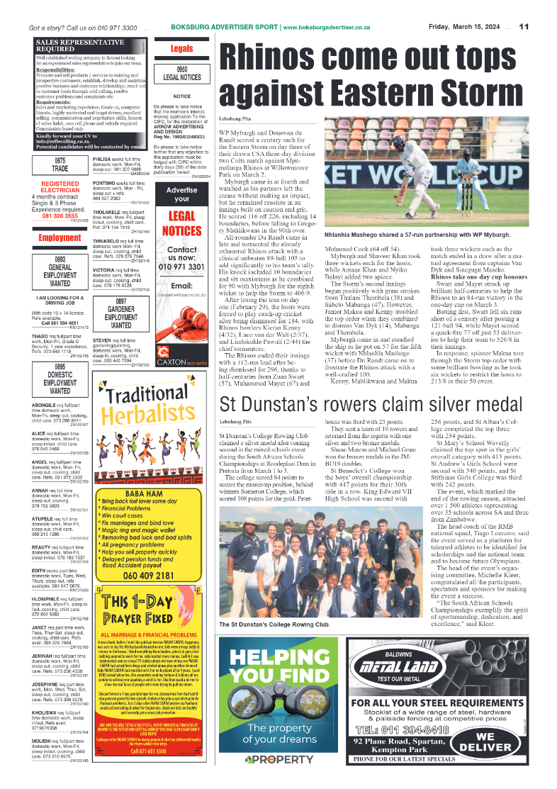 Boksburg Advertiser 15 March 2024 page 11