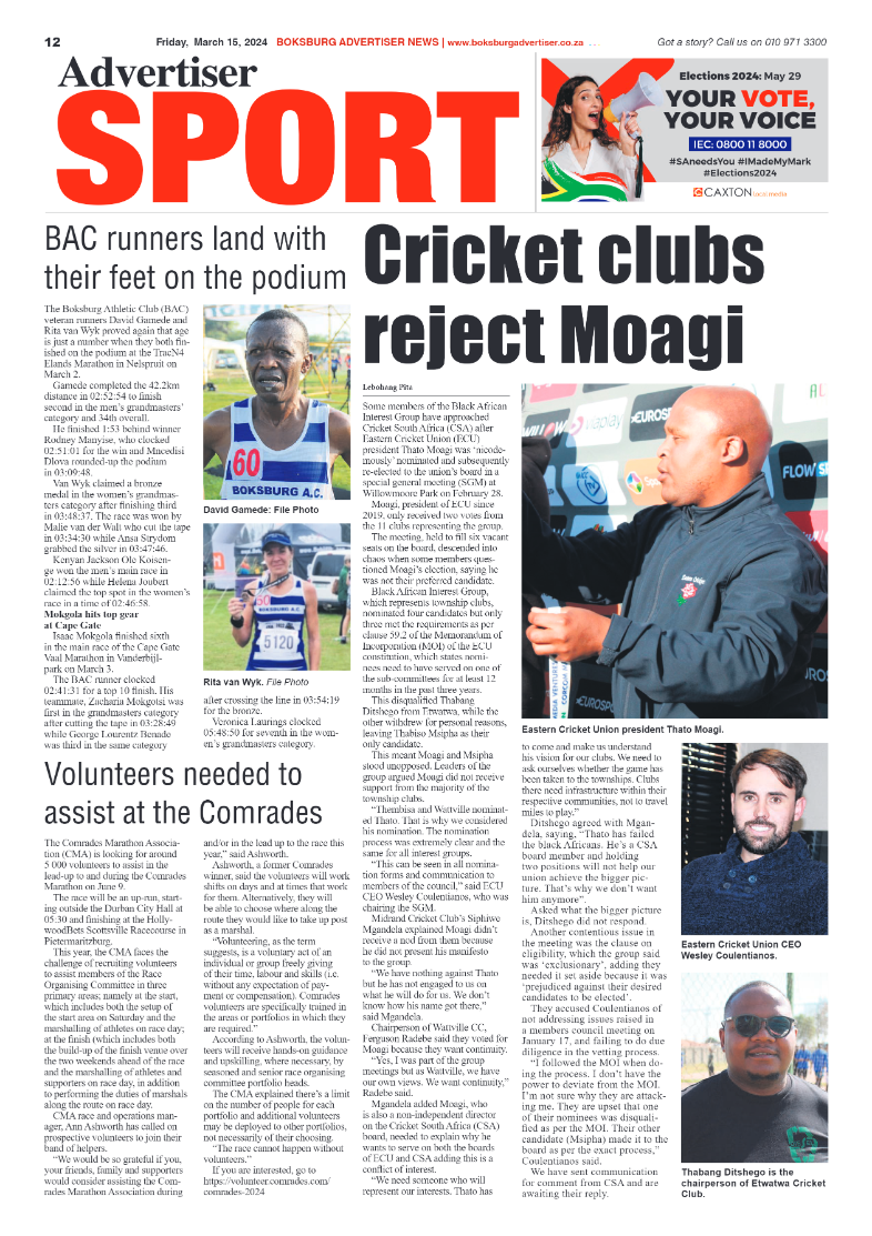 Boksburg Advertiser 15 March 2024 page 12