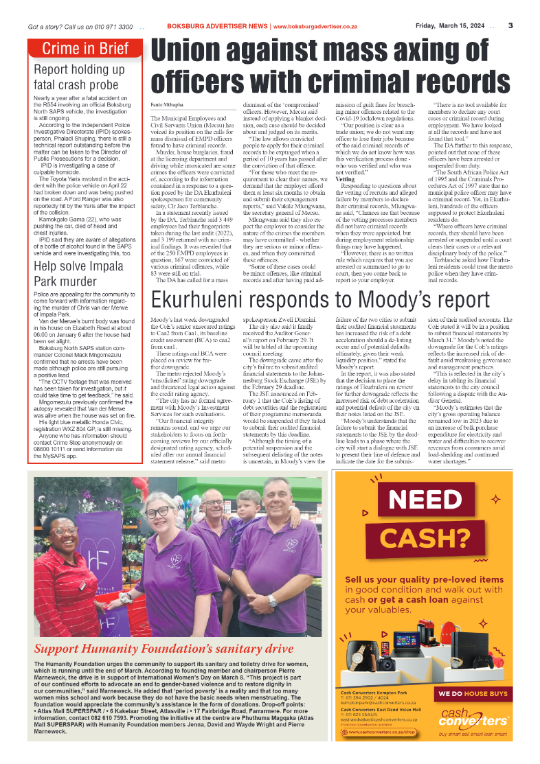 Boksburg Advertiser 15 March 2024 page 3