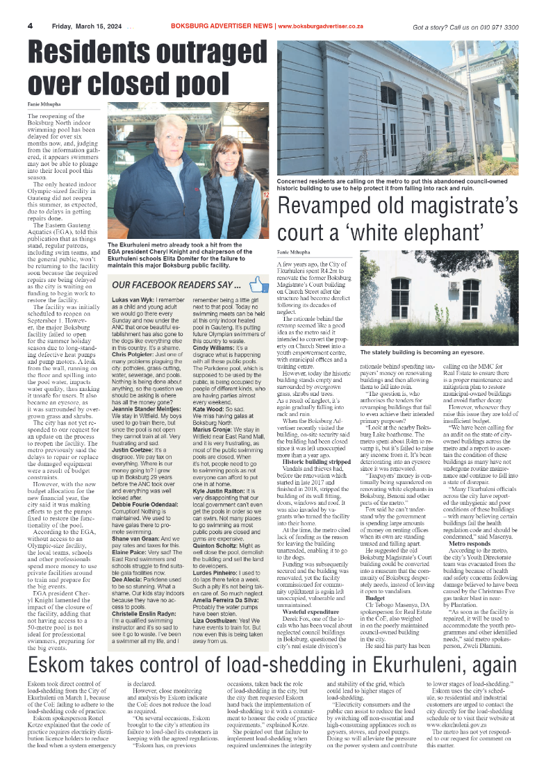 Boksburg Advertiser 15 March 2024 page 4