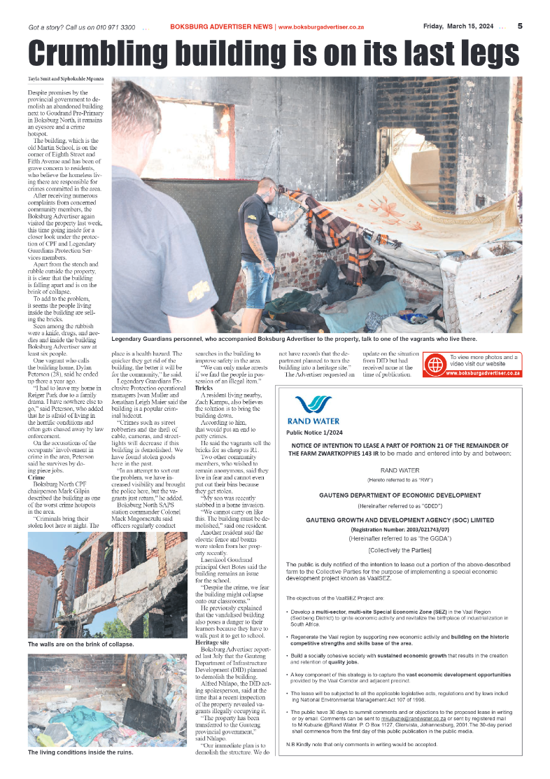 Boksburg Advertiser 15 March 2024 page 5