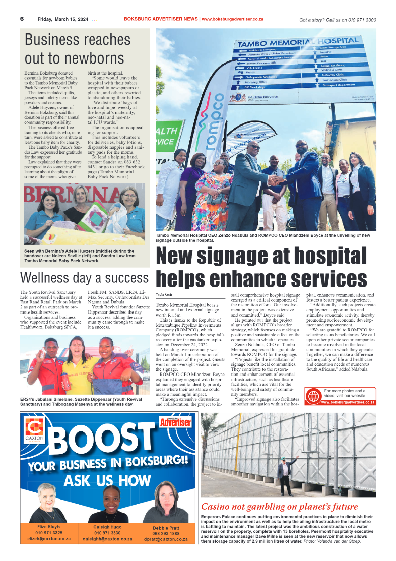 Boksburg Advertiser 15 March 2024 page 6