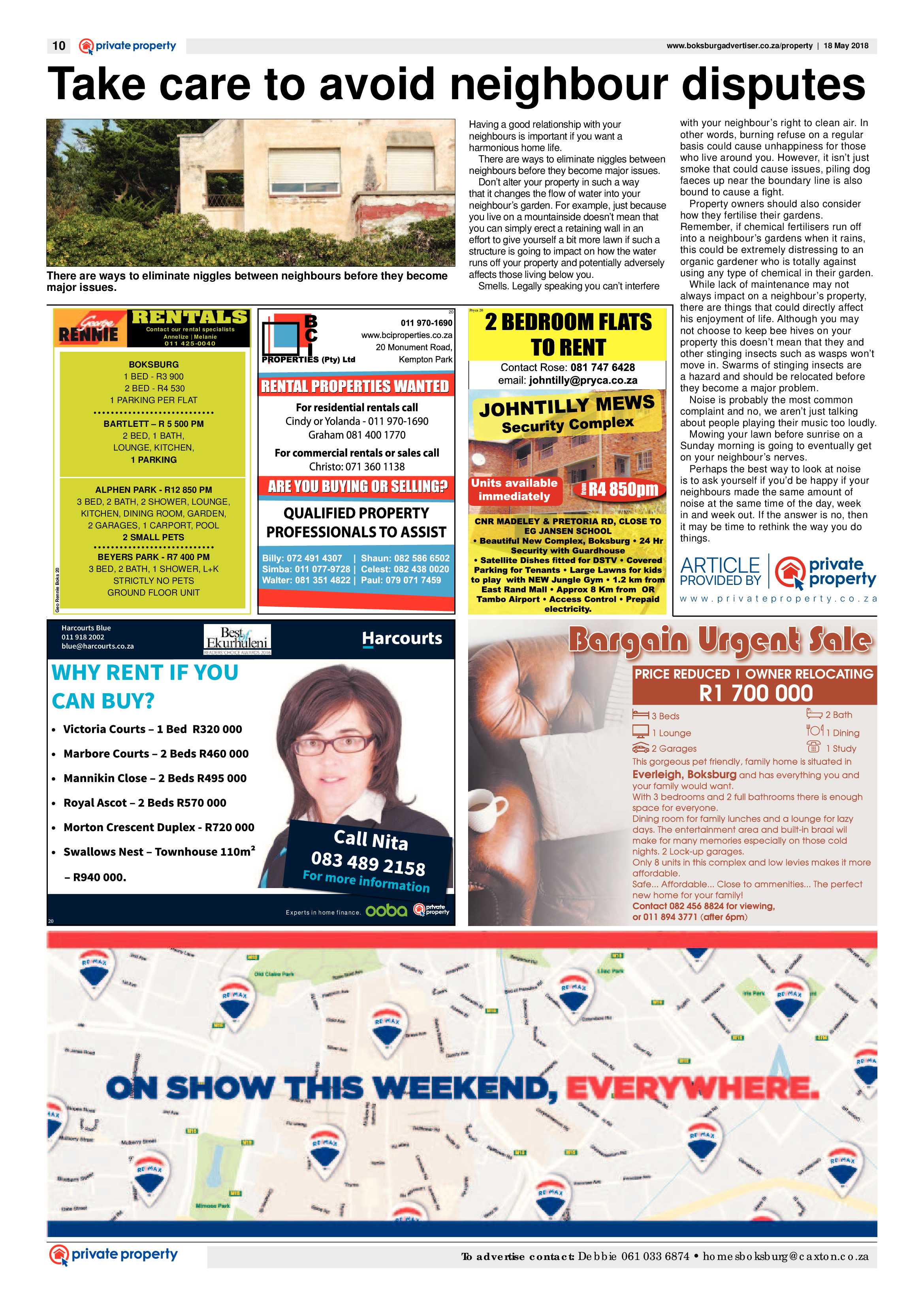 Boksburg Advertiser 15 May 2018 page 10