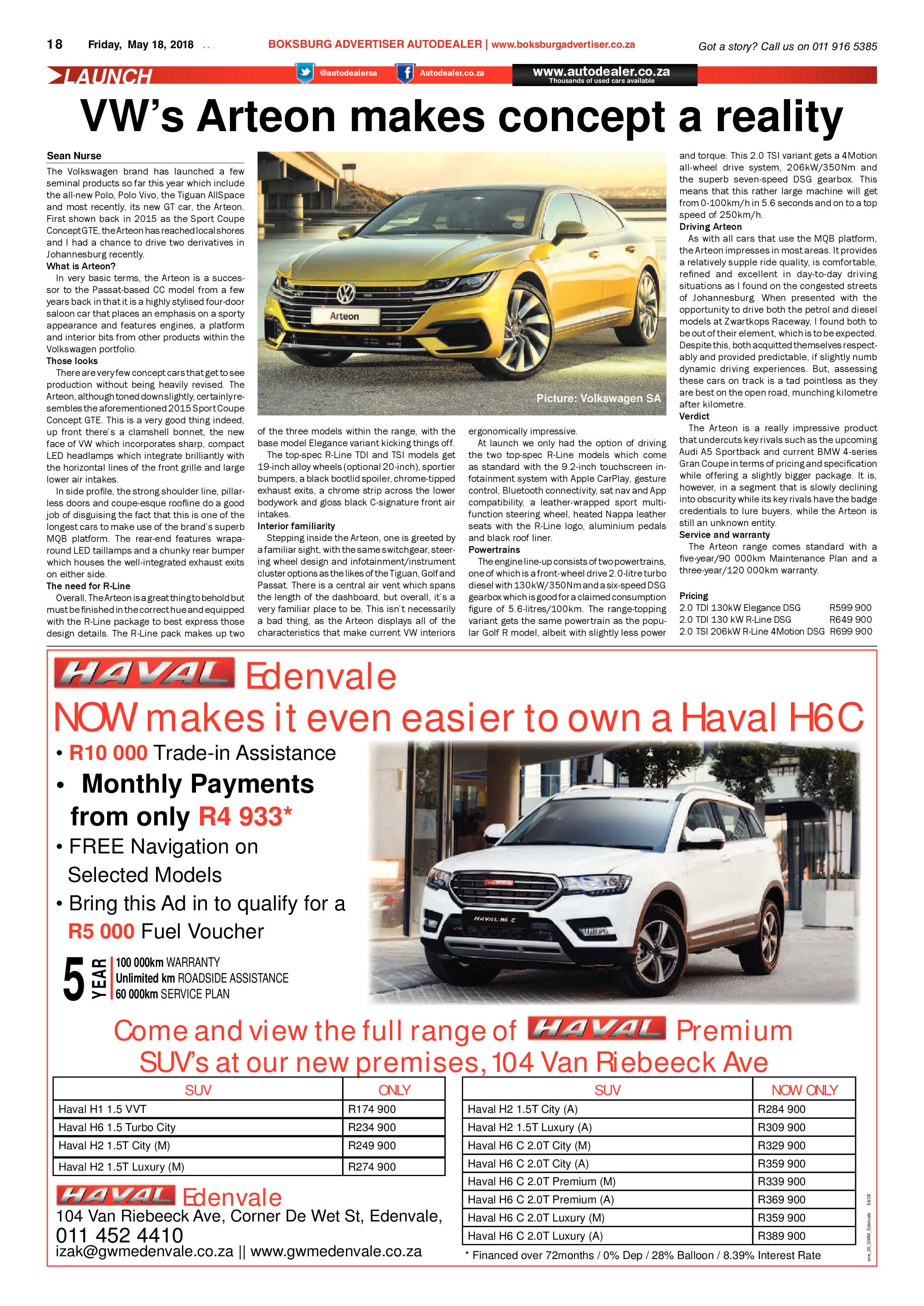 Boksburg Advertiser 15 May 2018 page 18