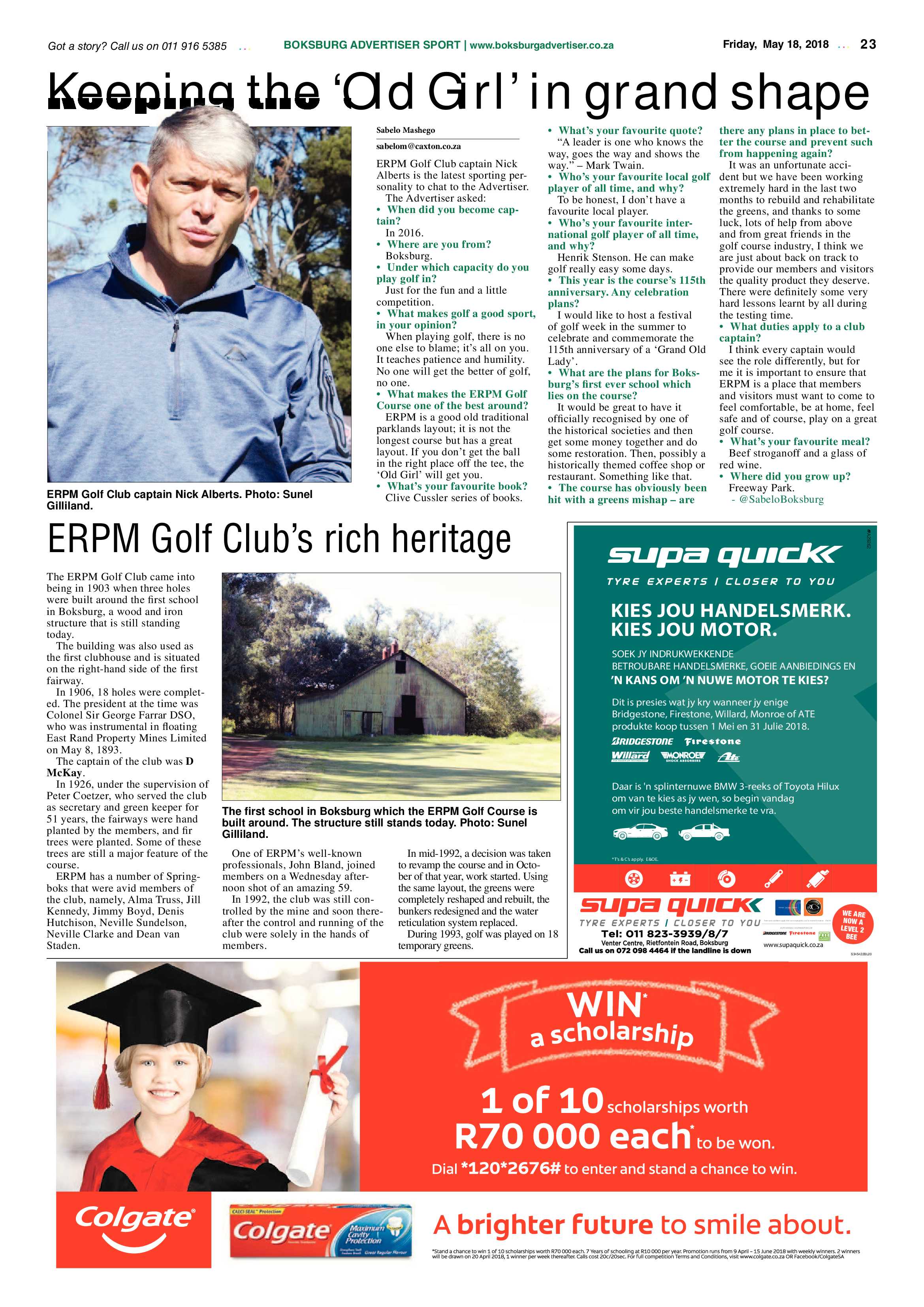 Boksburg Advertiser 15 May 2018 page 23