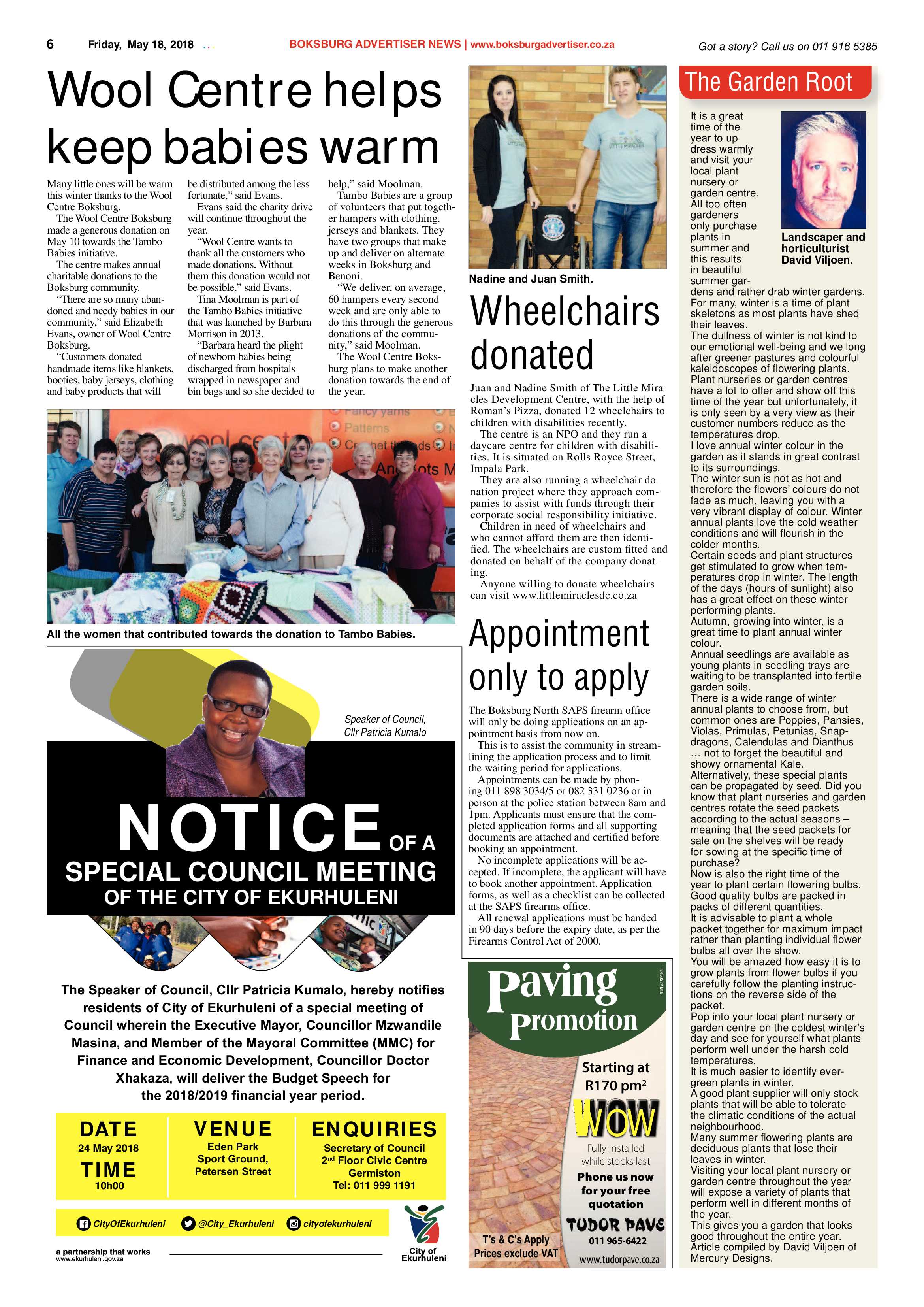 Boksburg Advertiser 15 May 2018 page 6