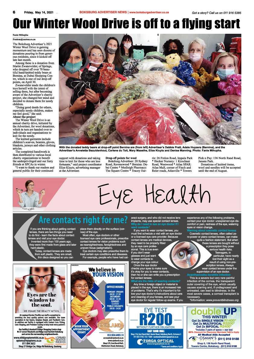 Boksburg Advertiser 14 May 2021 page 6