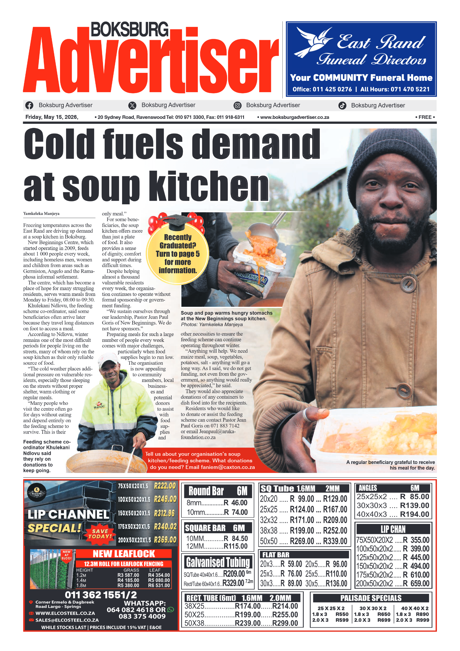 Boksburg Advertiser 15 May 2026 page 3
