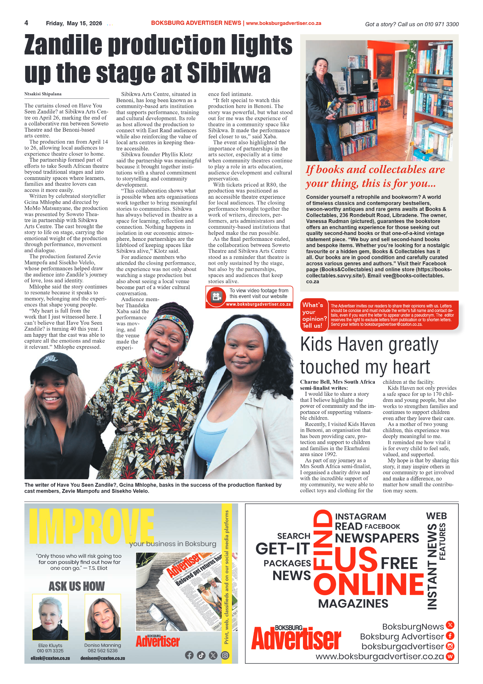 Boksburg Advertiser 15 May 2026 page 6