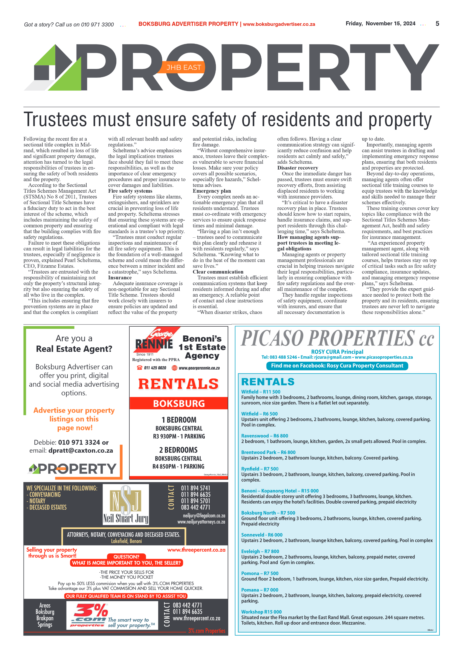 Boksburg Advertiser 15 November 2024 page 5