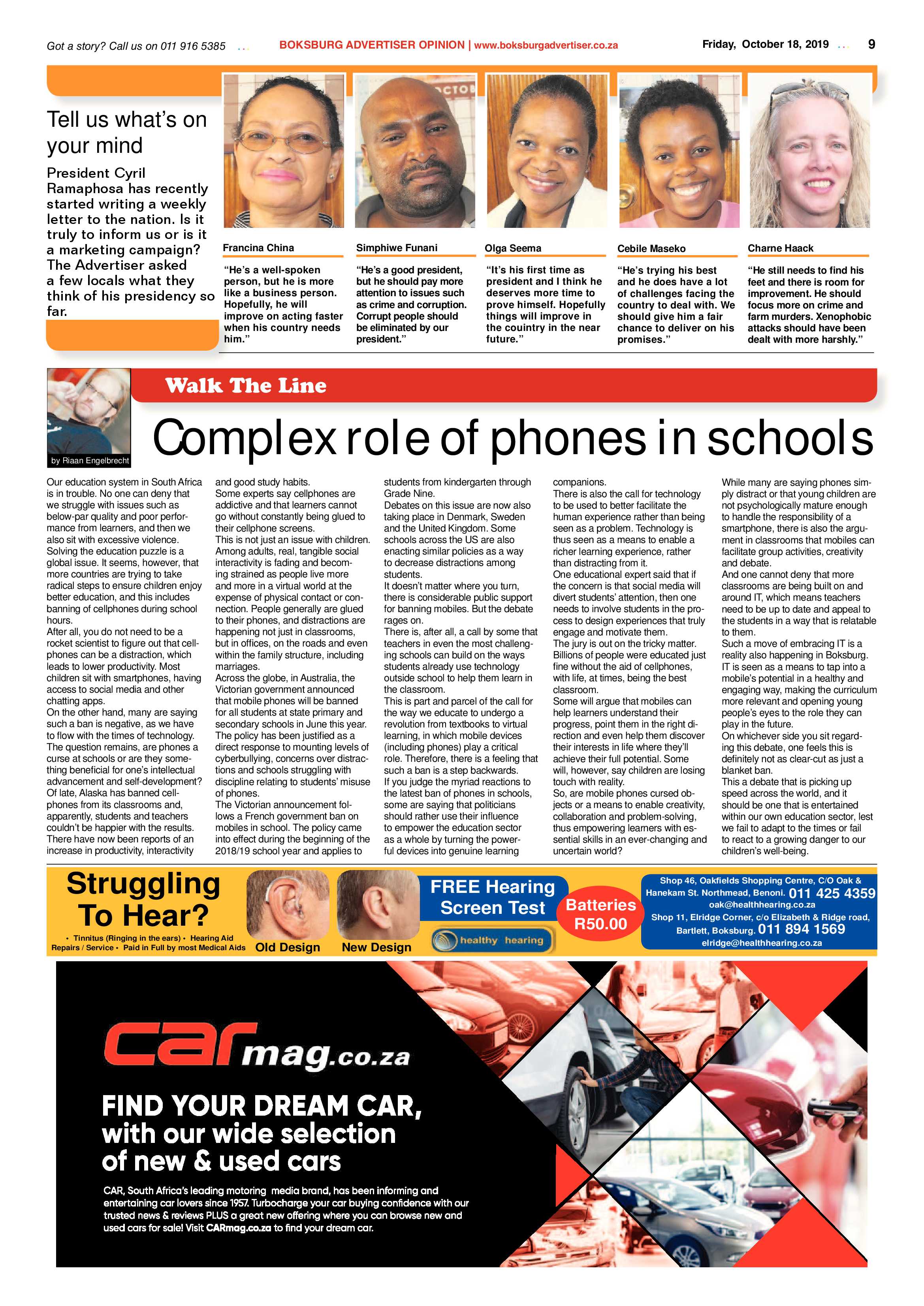 Boksburg Advertiser 15 October 2019 page 9