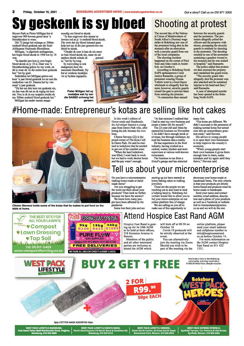 Boksburg Advertiser 15 October 2021 page 2