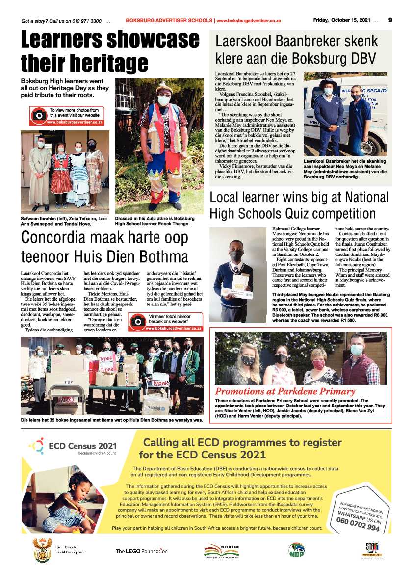 Boksburg Advertiser 15 October 2021 page 9