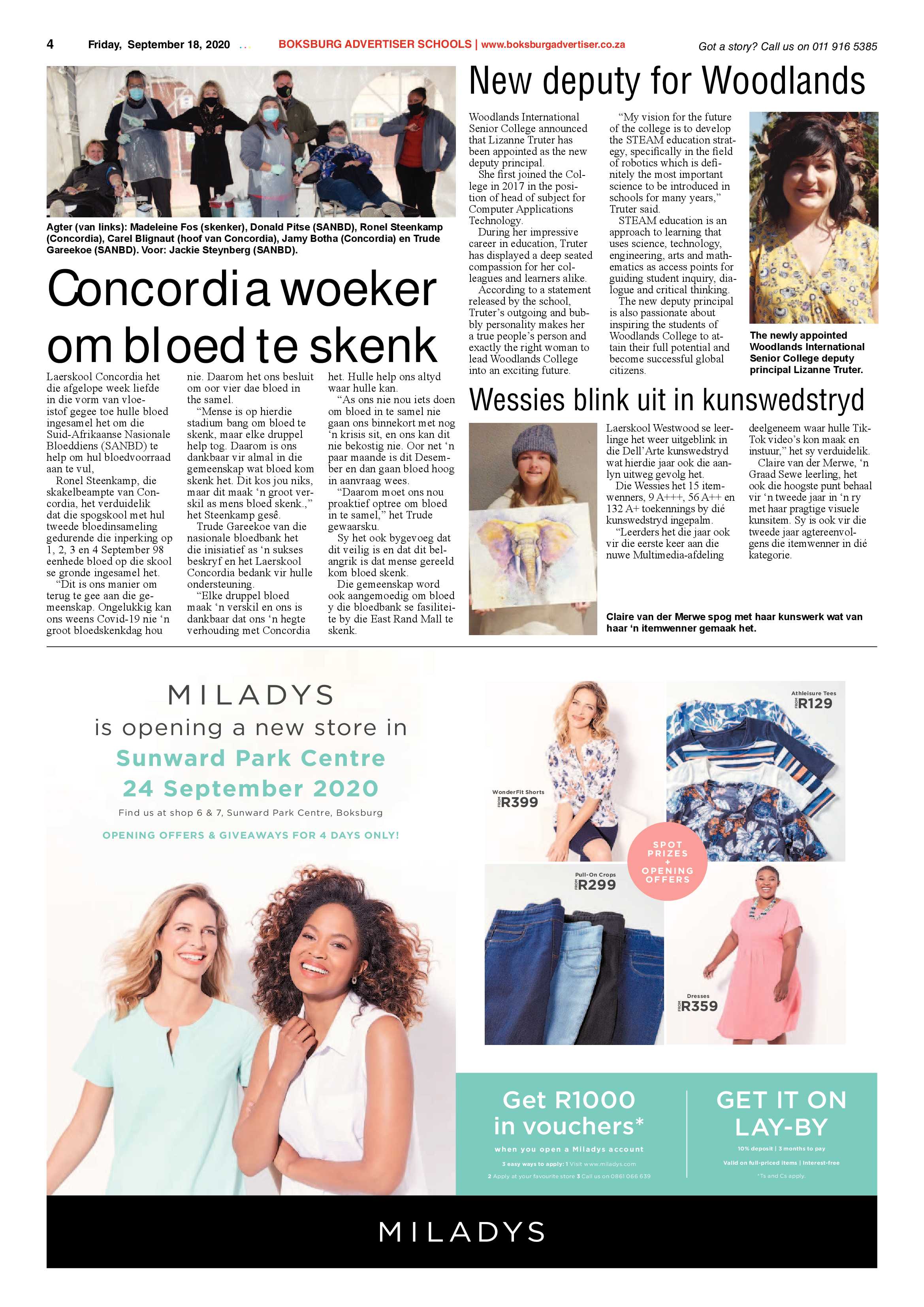 Boksburg Advertiser 15 September 2020 page 4