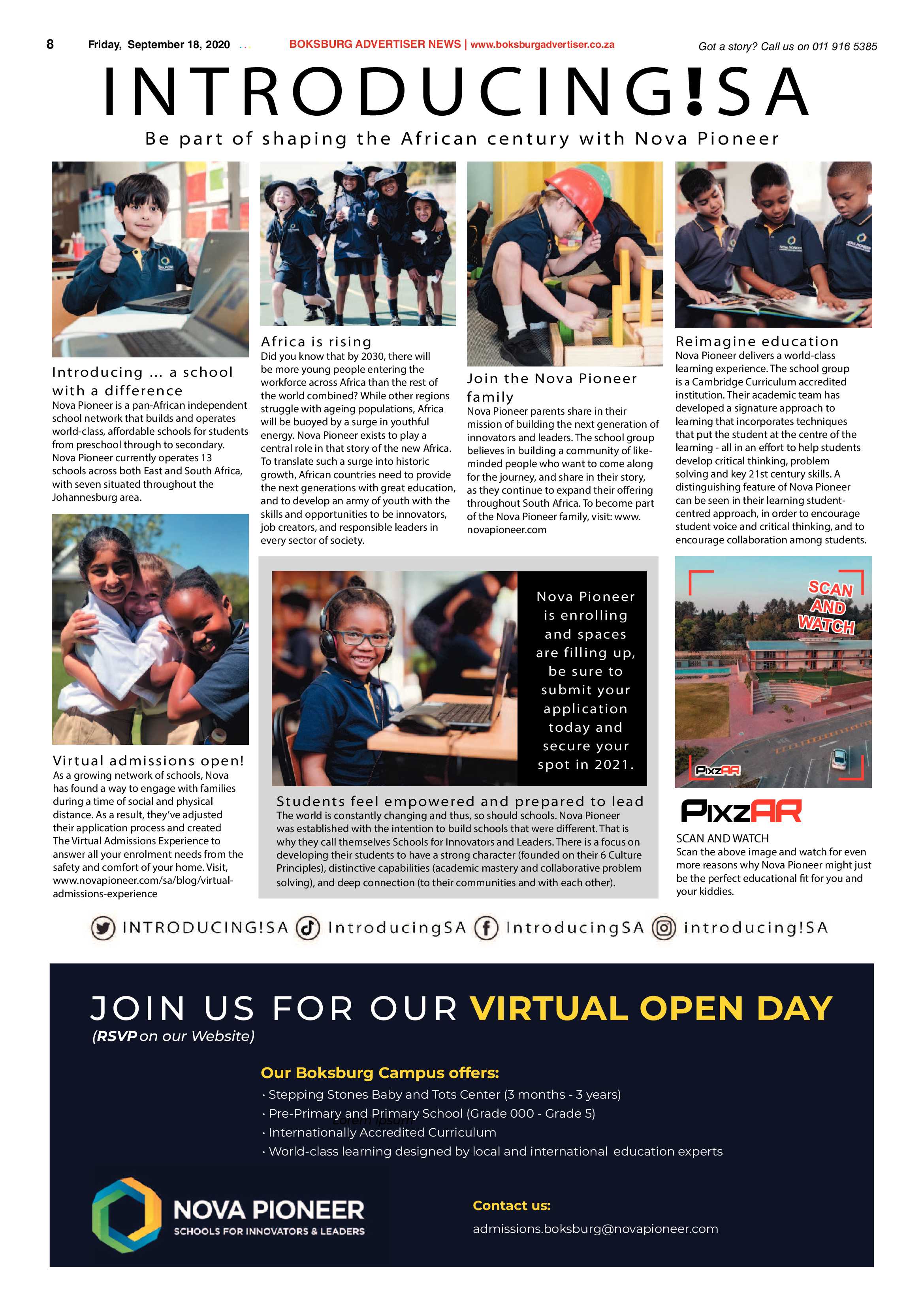 Boksburg Advertiser 15 September 2020 page 8