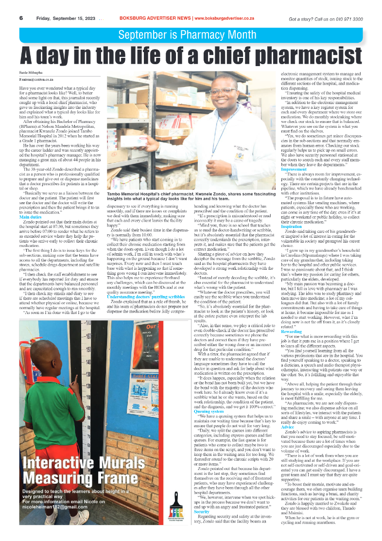 Boksburg Advertiser 15 September 2023 page 6