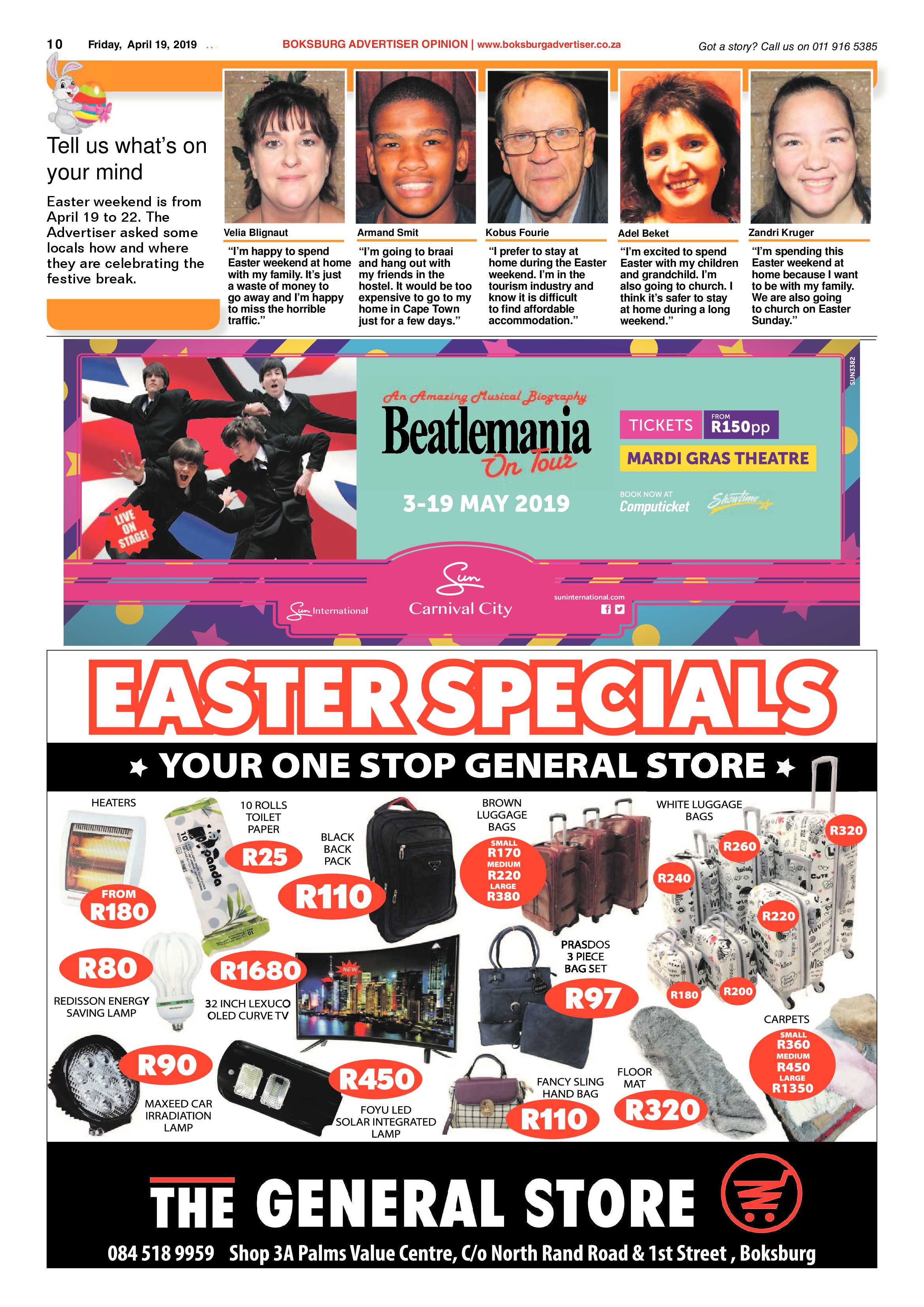 Boksburg Advertiser 16 April 2019 page 10