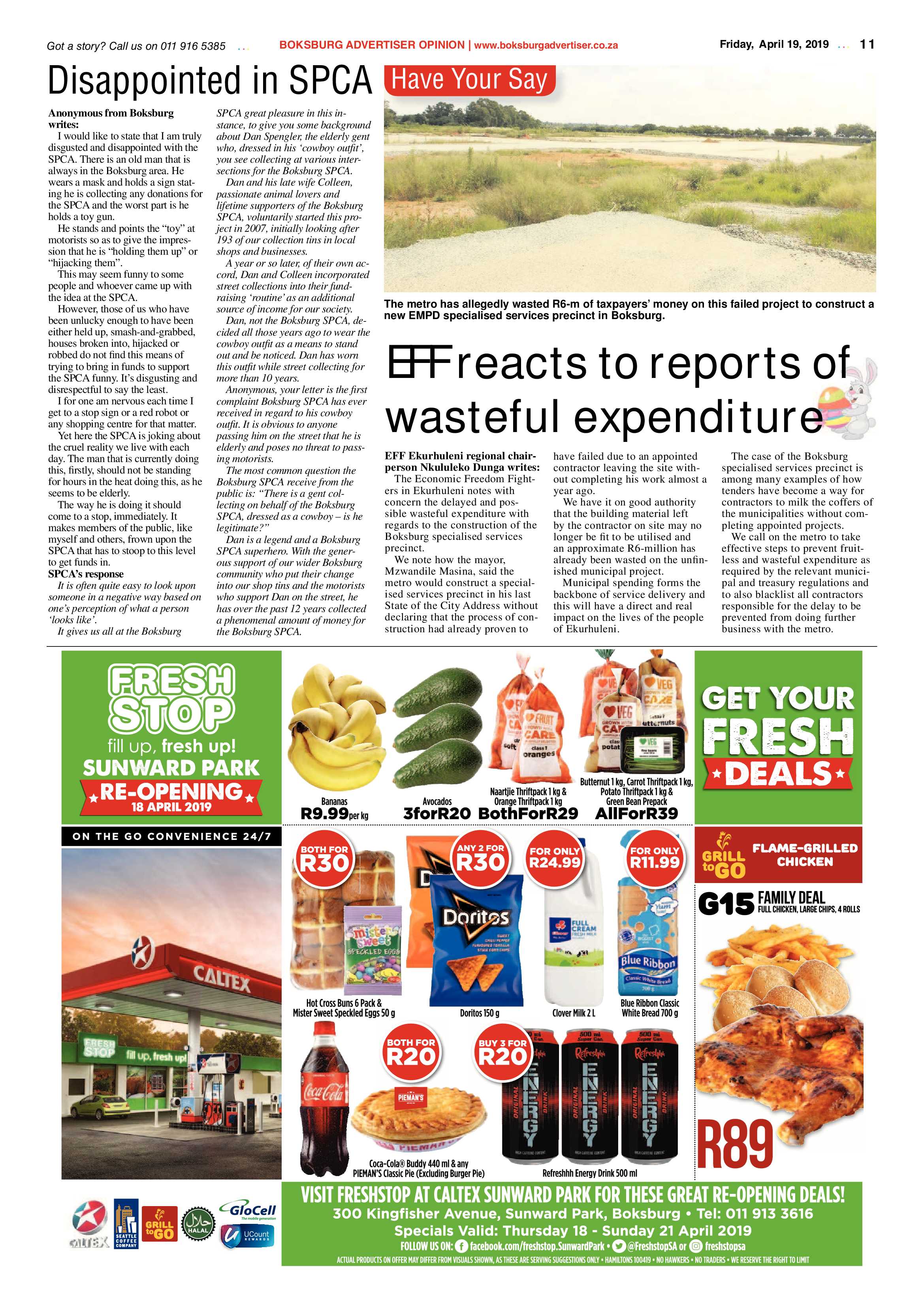Boksburg Advertiser 16 April 2019 page 11