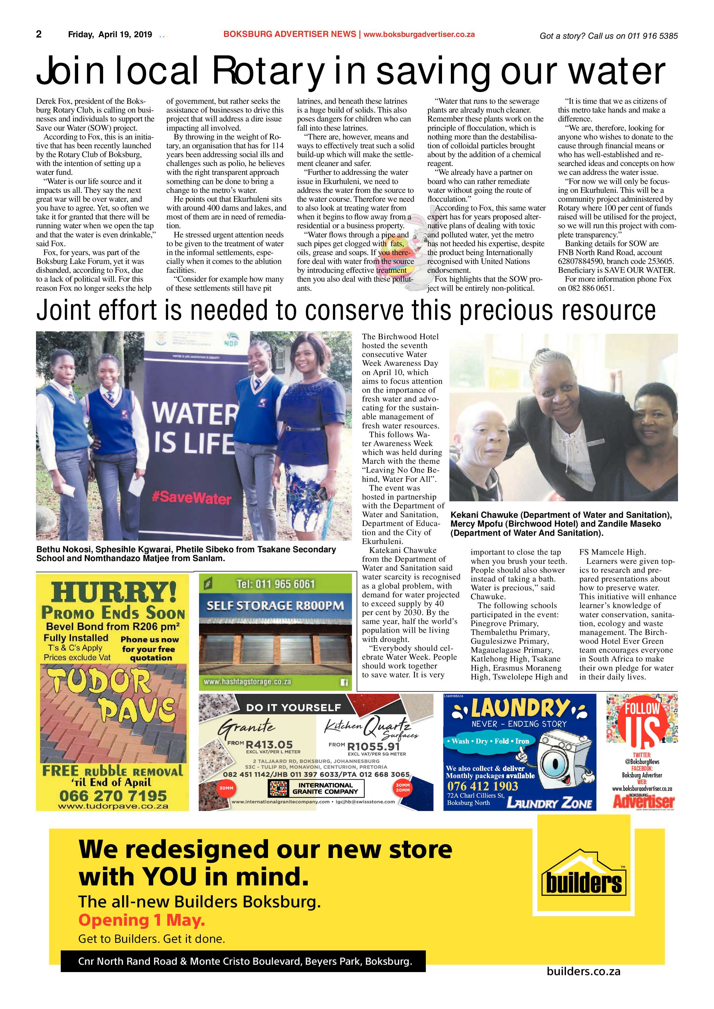 Boksburg Advertiser 16 April 2019 page 2