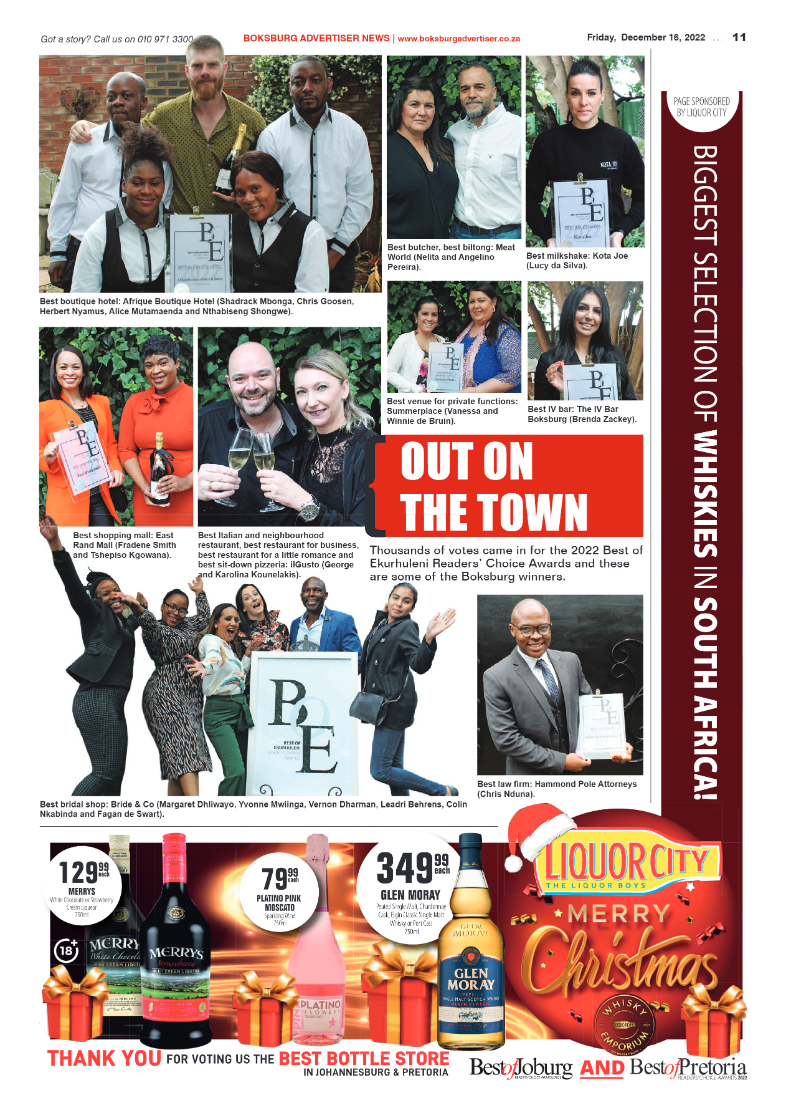 Boksburg Advertiser 16 Dec 2022 page 11
