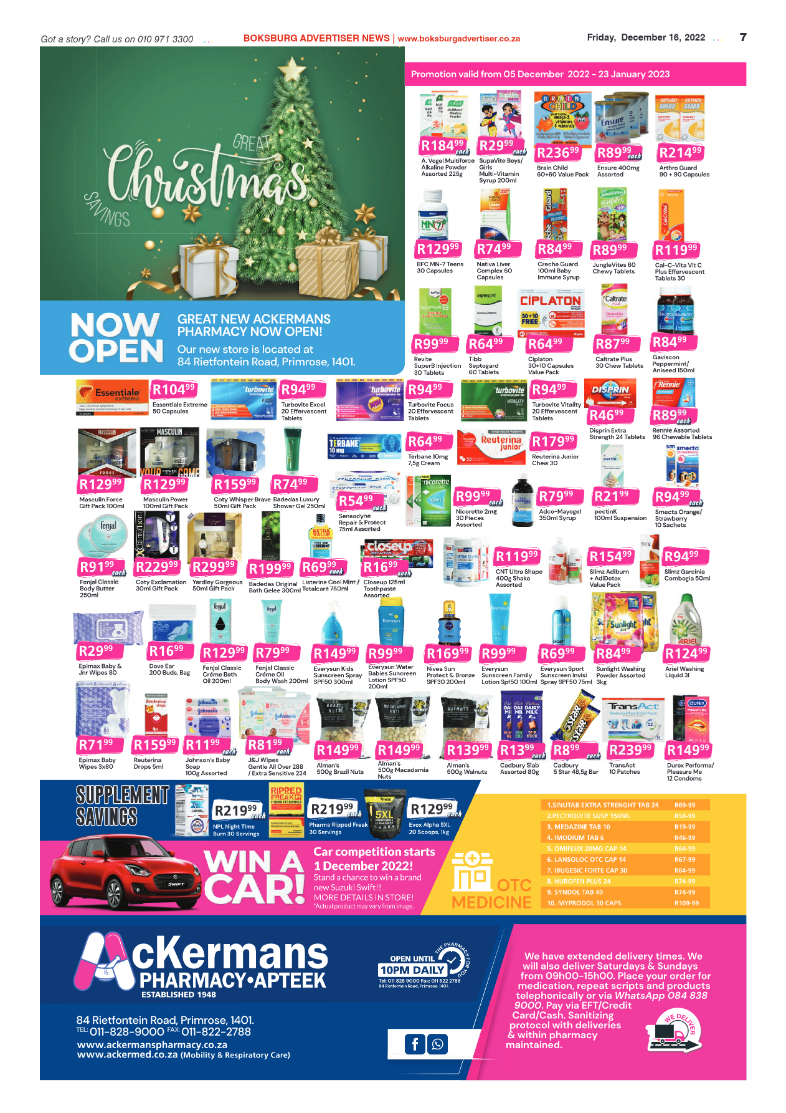 Boksburg Advertiser 16 Dec 2022 page 7