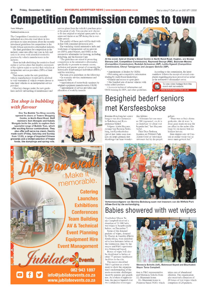 Boksburg Advertiser 16 Dec 2022 page 8