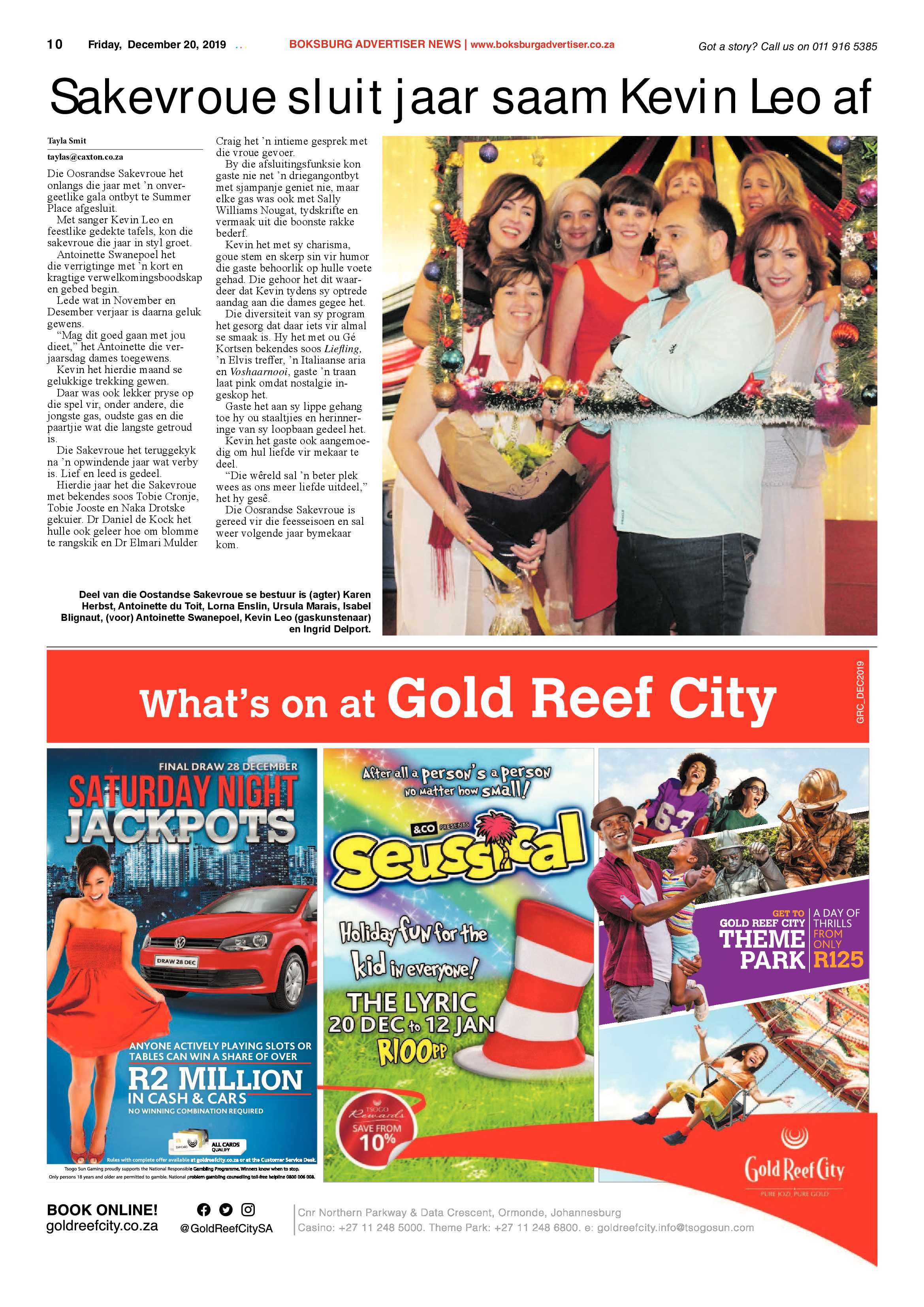 Boksburg Advertiser 17 December 2019 page 10