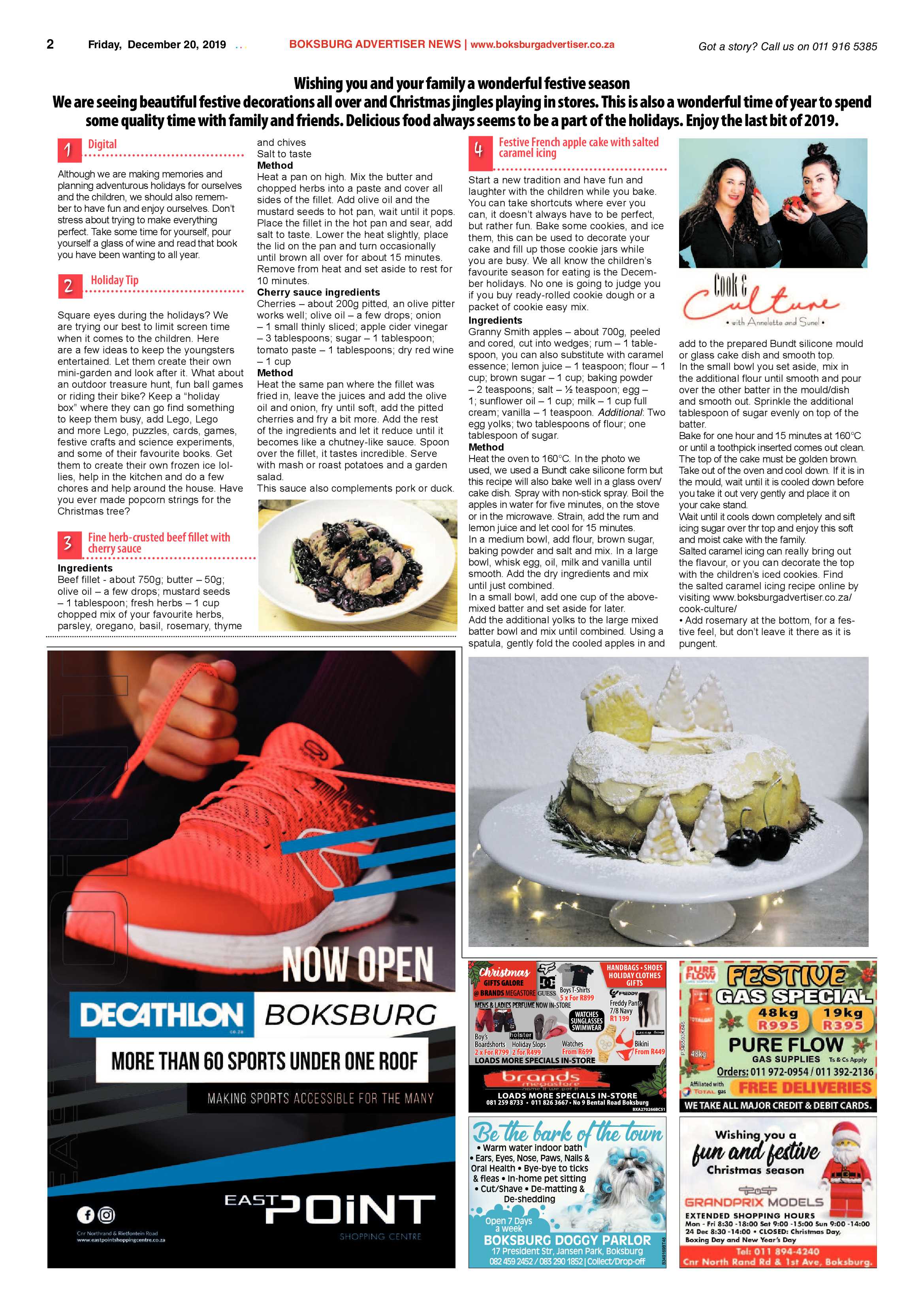 Boksburg Advertiser 17 December 2019 page 2