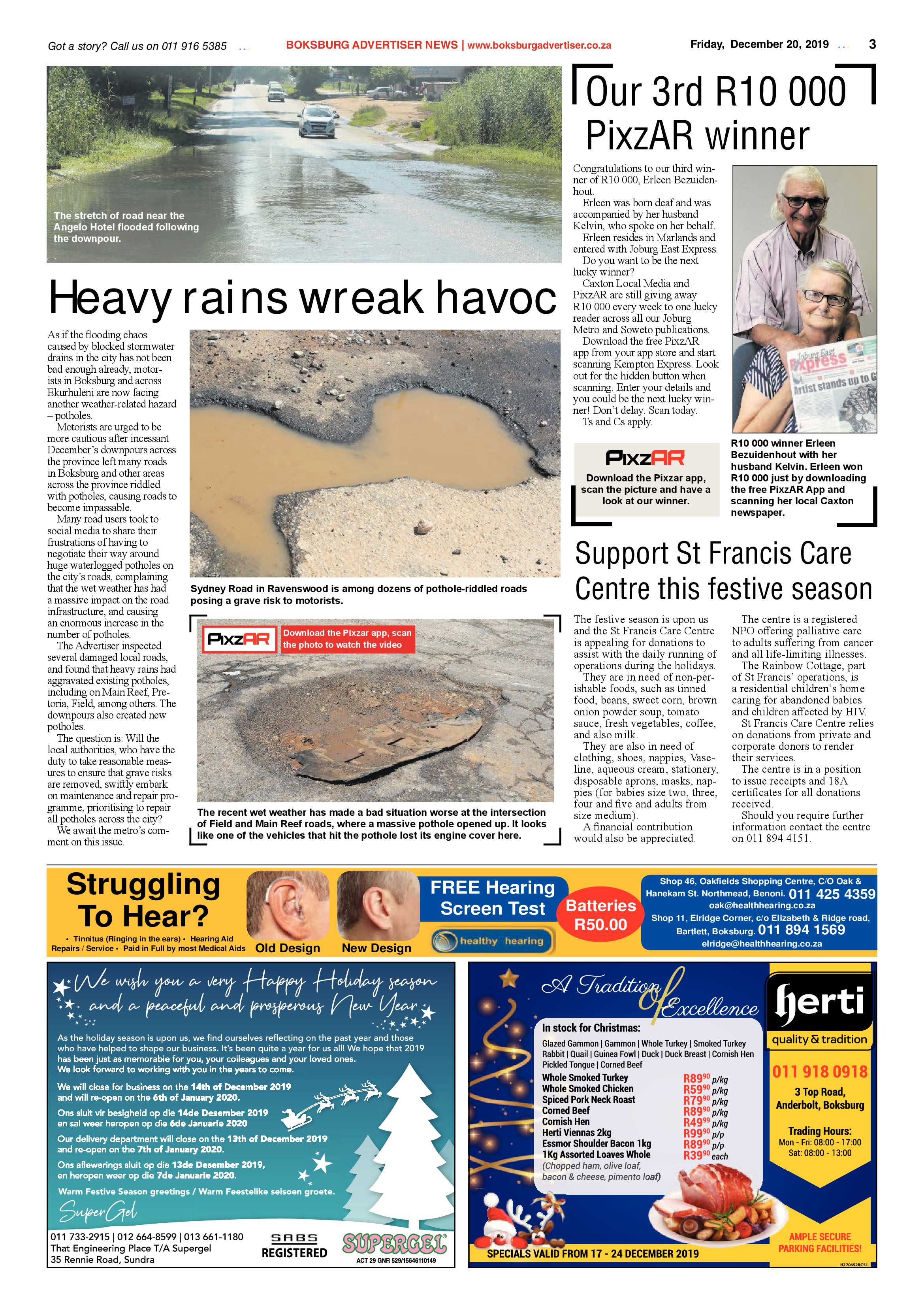 Boksburg Advertiser 17 December 2019 page 3