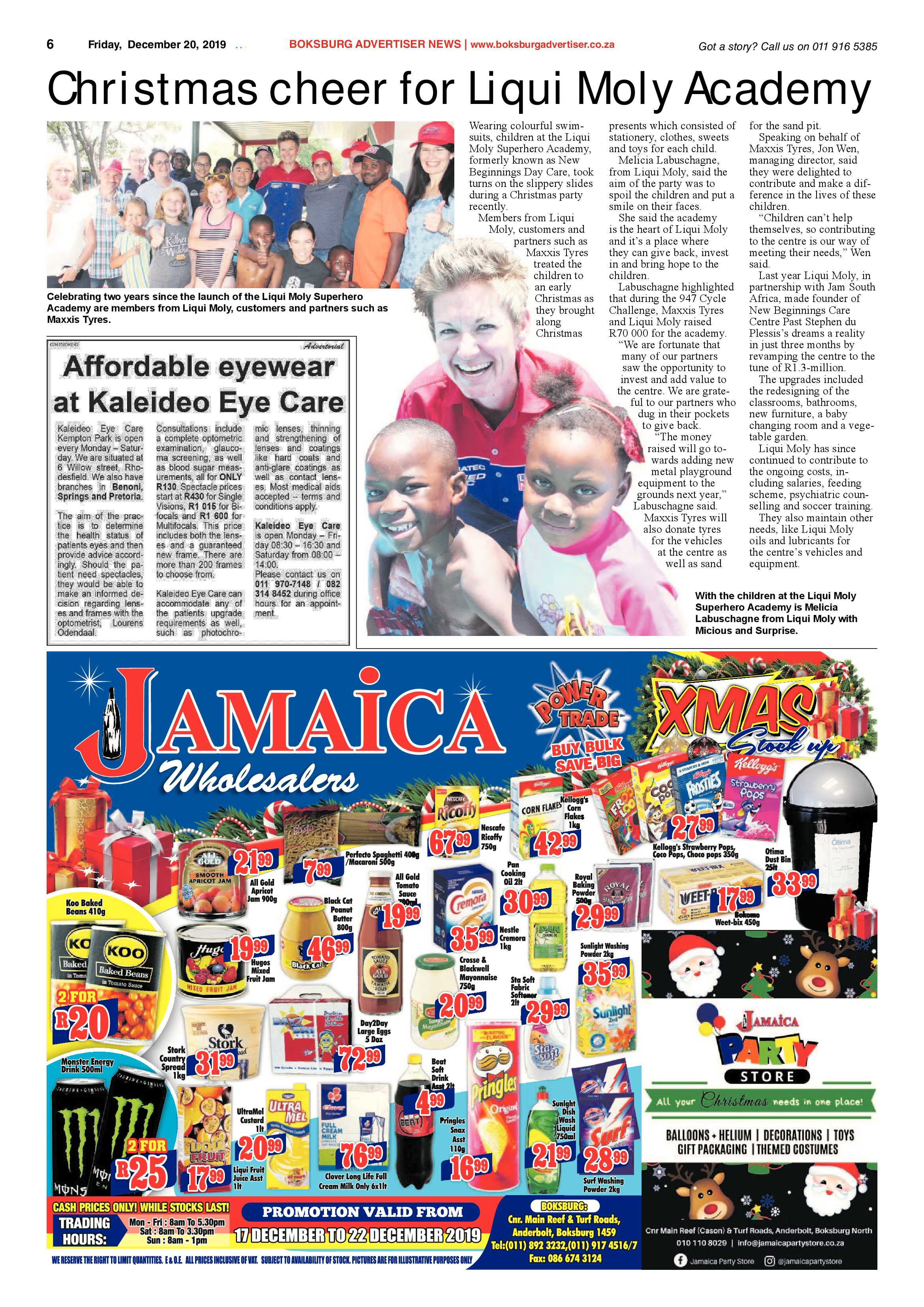 Boksburg Advertiser 17 December 2019 page 6