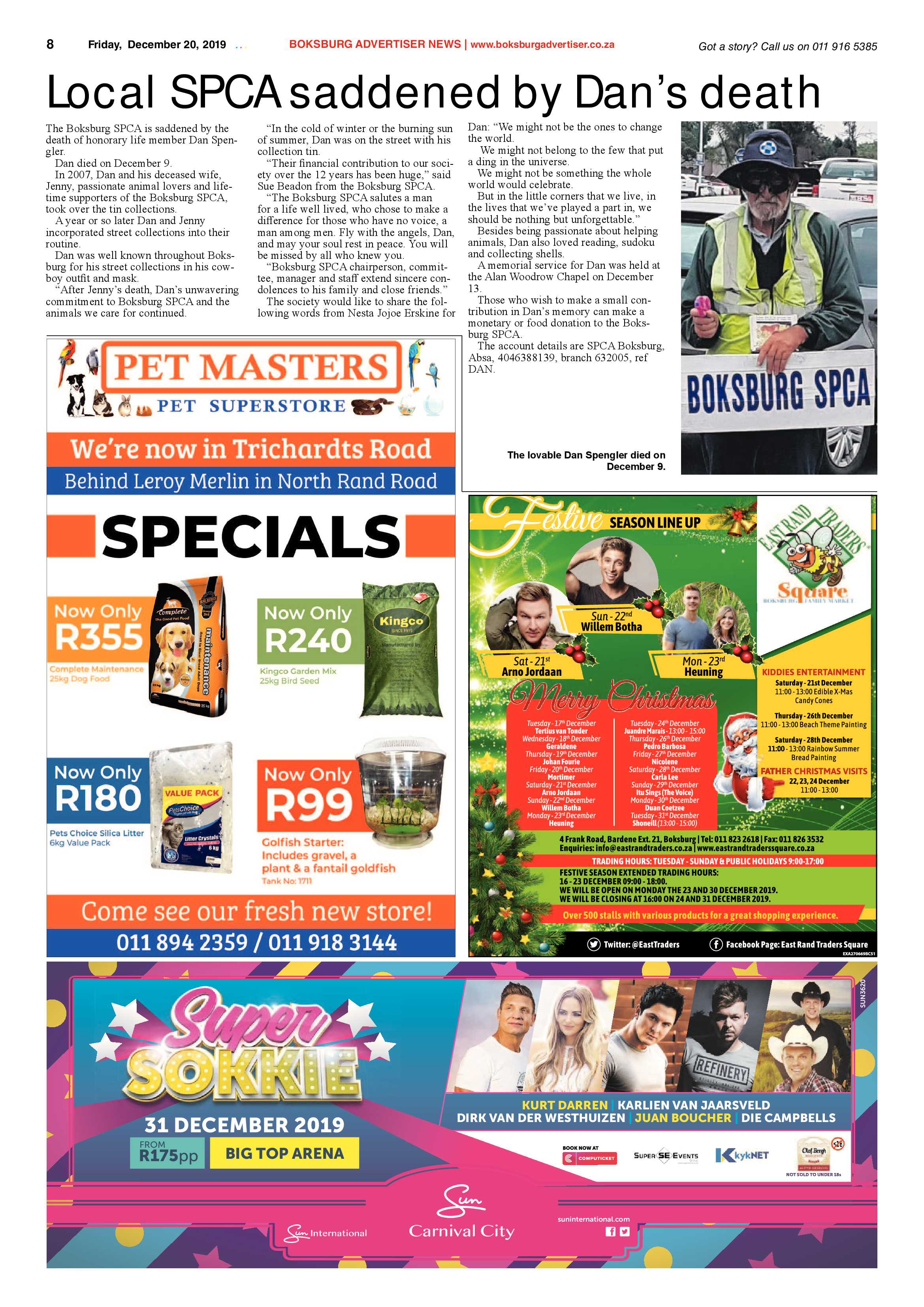 Boksburg Advertiser 17 December 2019 page 8