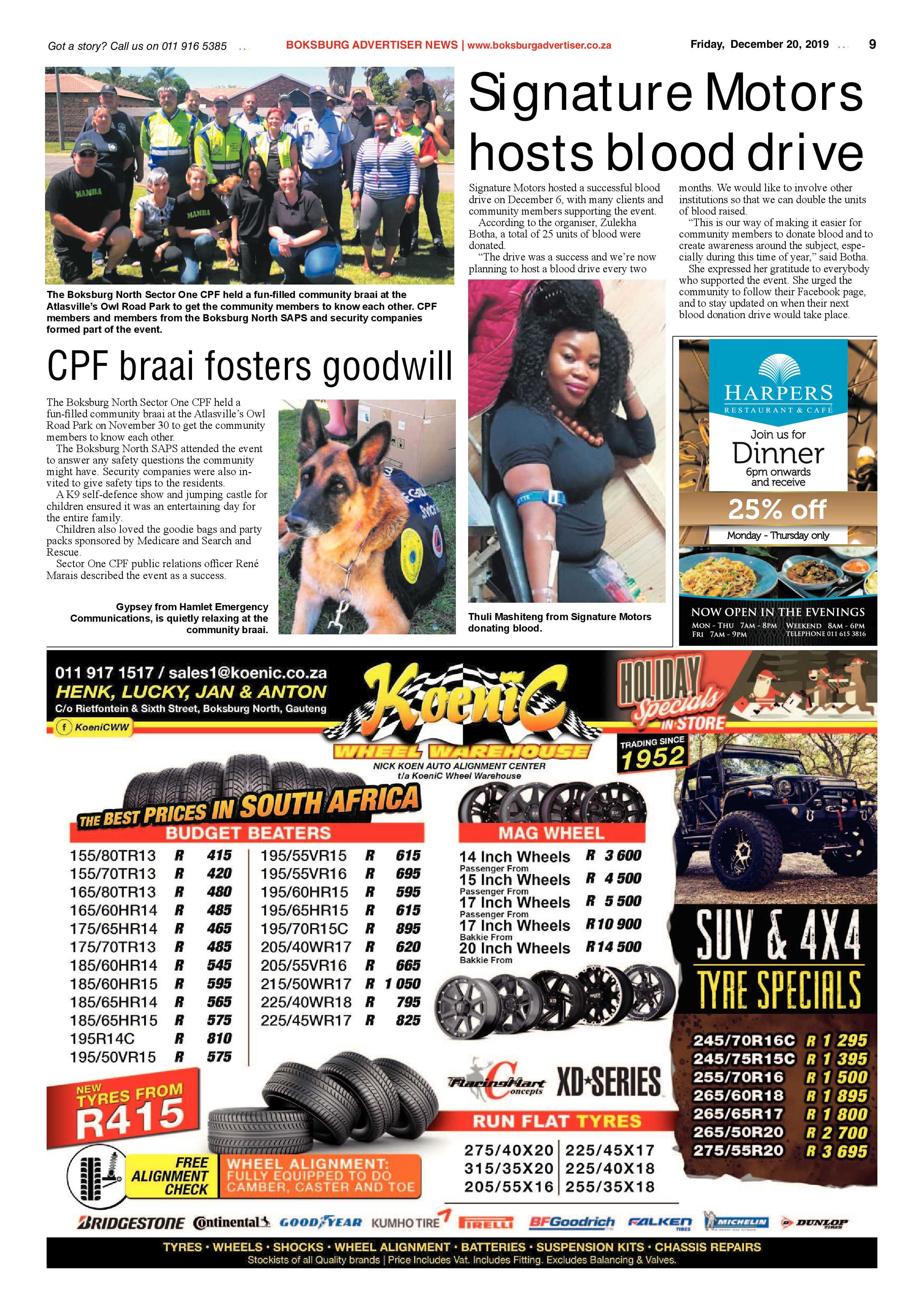 Boksburg Advertiser 17 December 2019 page 9