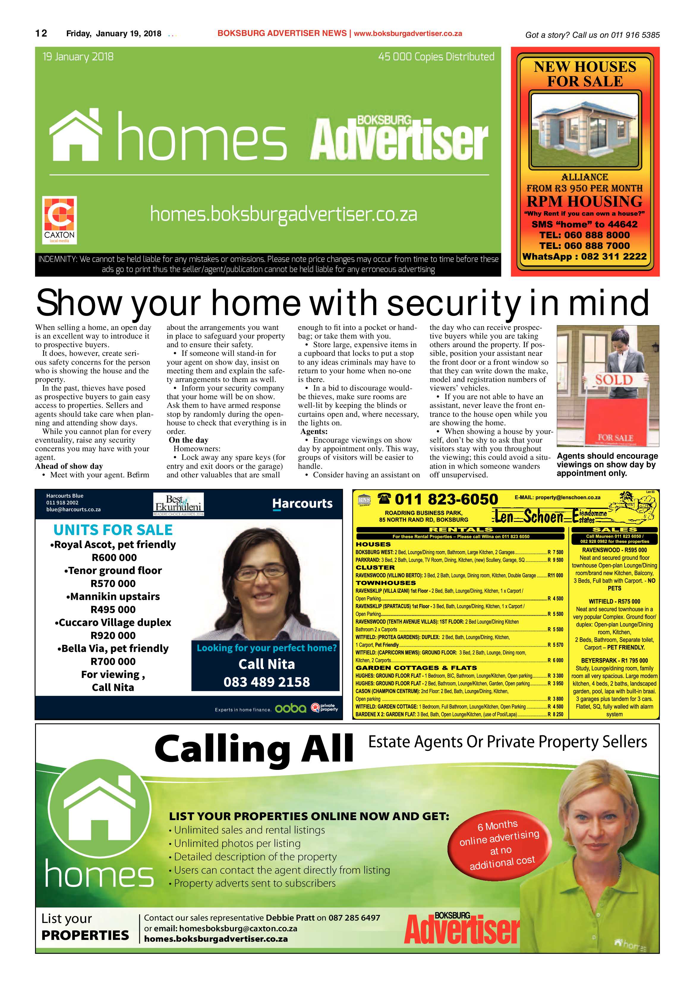 Boksburg Advertiser 16 January 2018 page 12