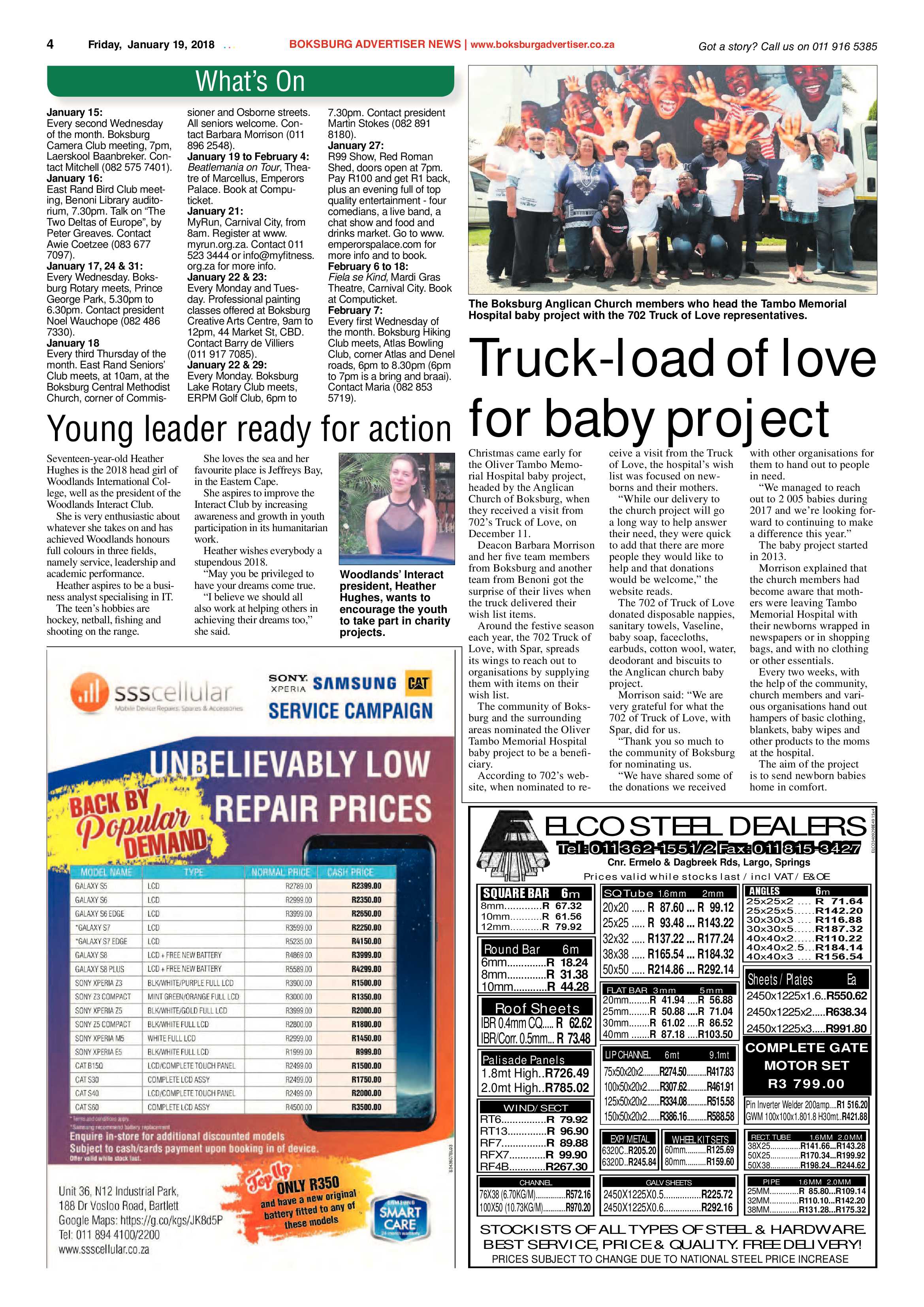 Boksburg Advertiser 16 January 2018 page 4