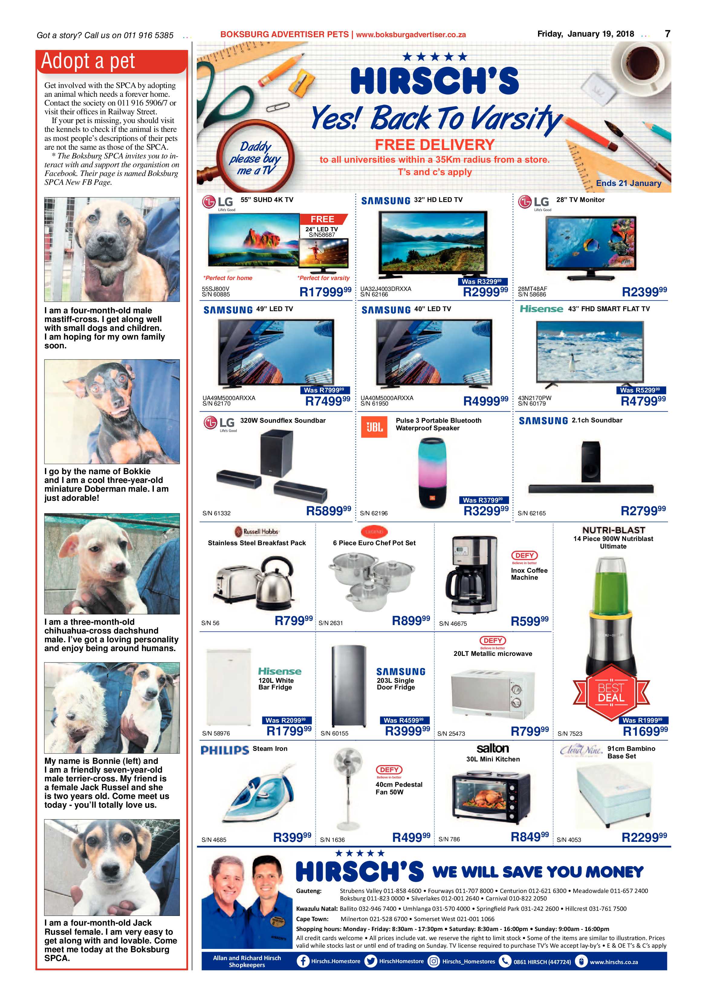 Boksburg Advertiser 16 January 2018 page 7