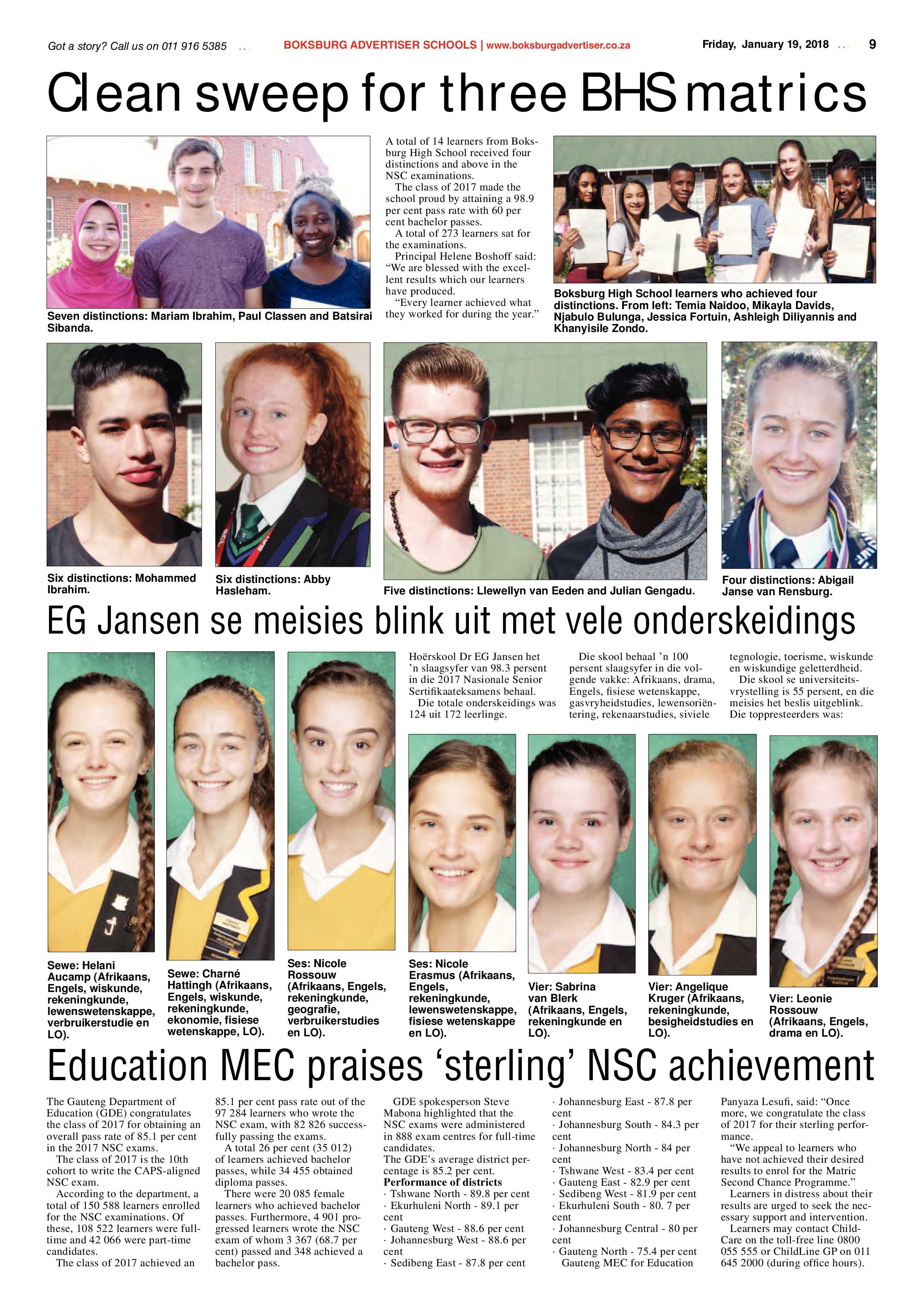 Boksburg Advertiser 16 January 2018 page 9