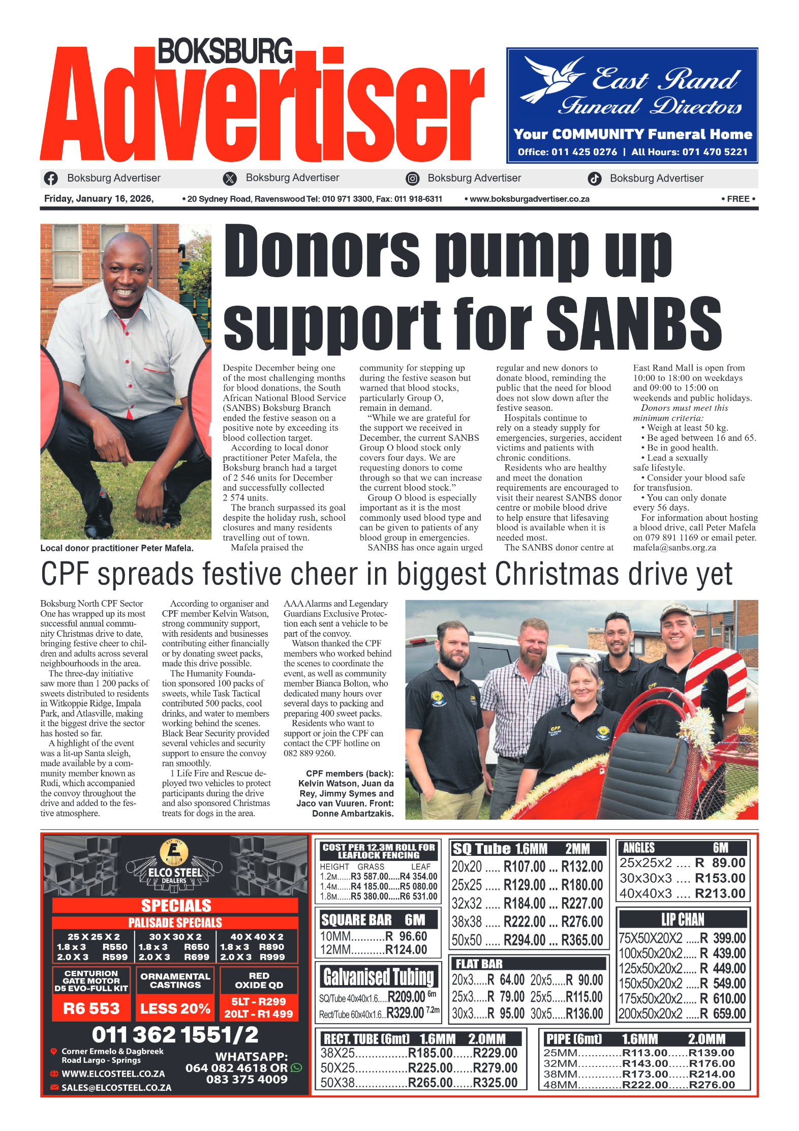 Boksburg Advertiser 16 January 2026 page 3