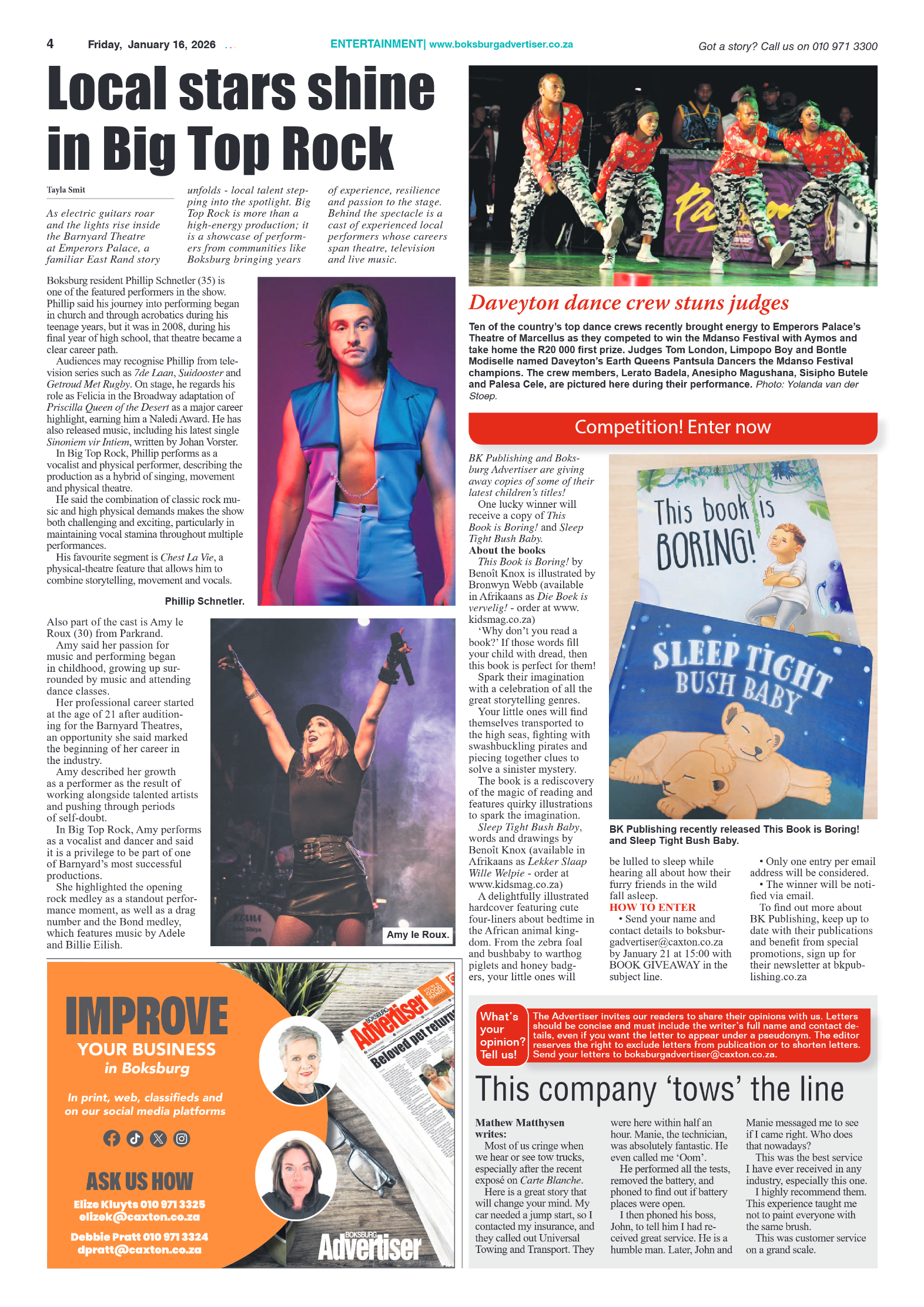 Boksburg Advertiser 16 January 2026 page 6