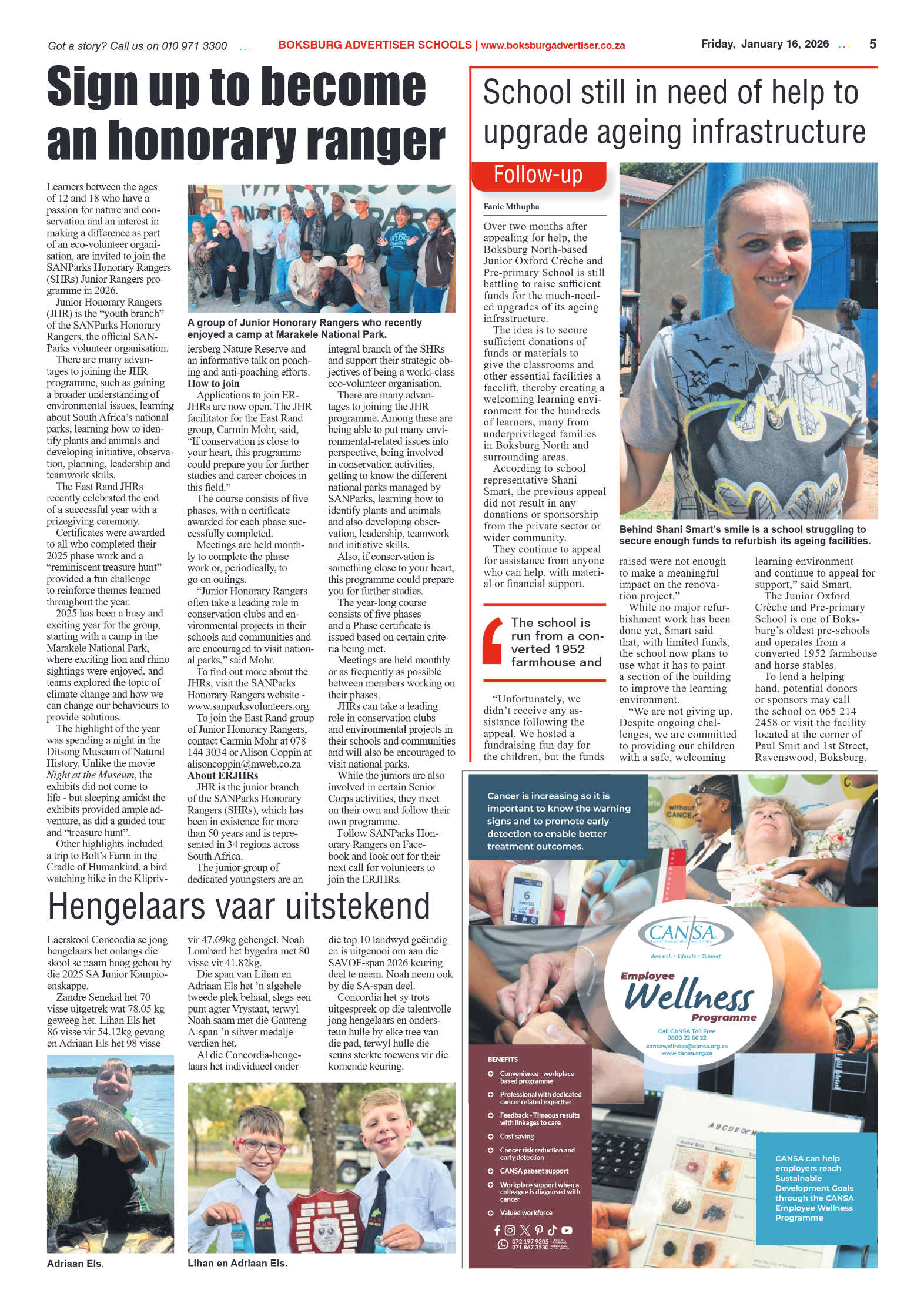 Boksburg Advertiser 16 January 2026 page 7